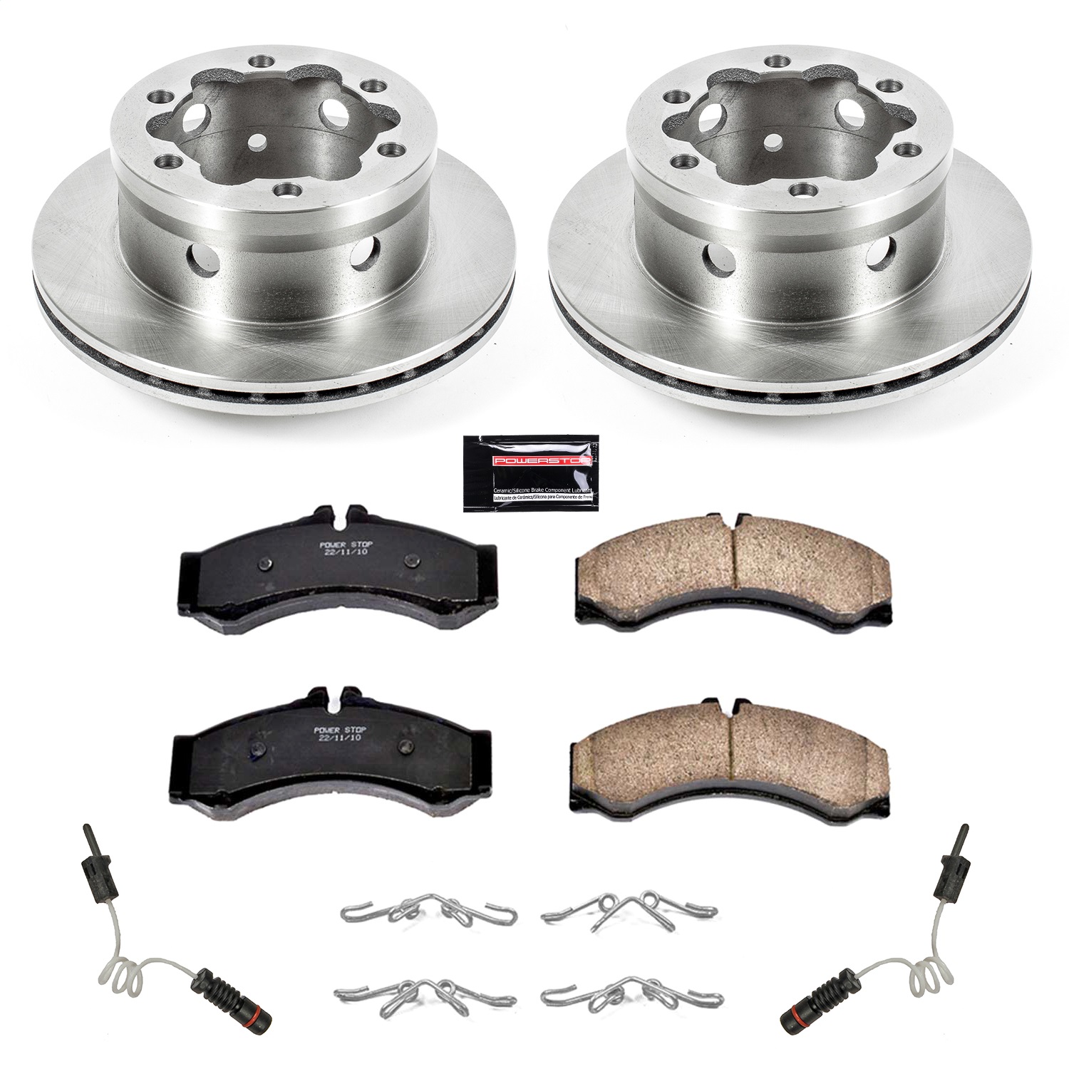 Power Stop - KOE8428 - Rear - Disc Brake Pad and Rotor Kit