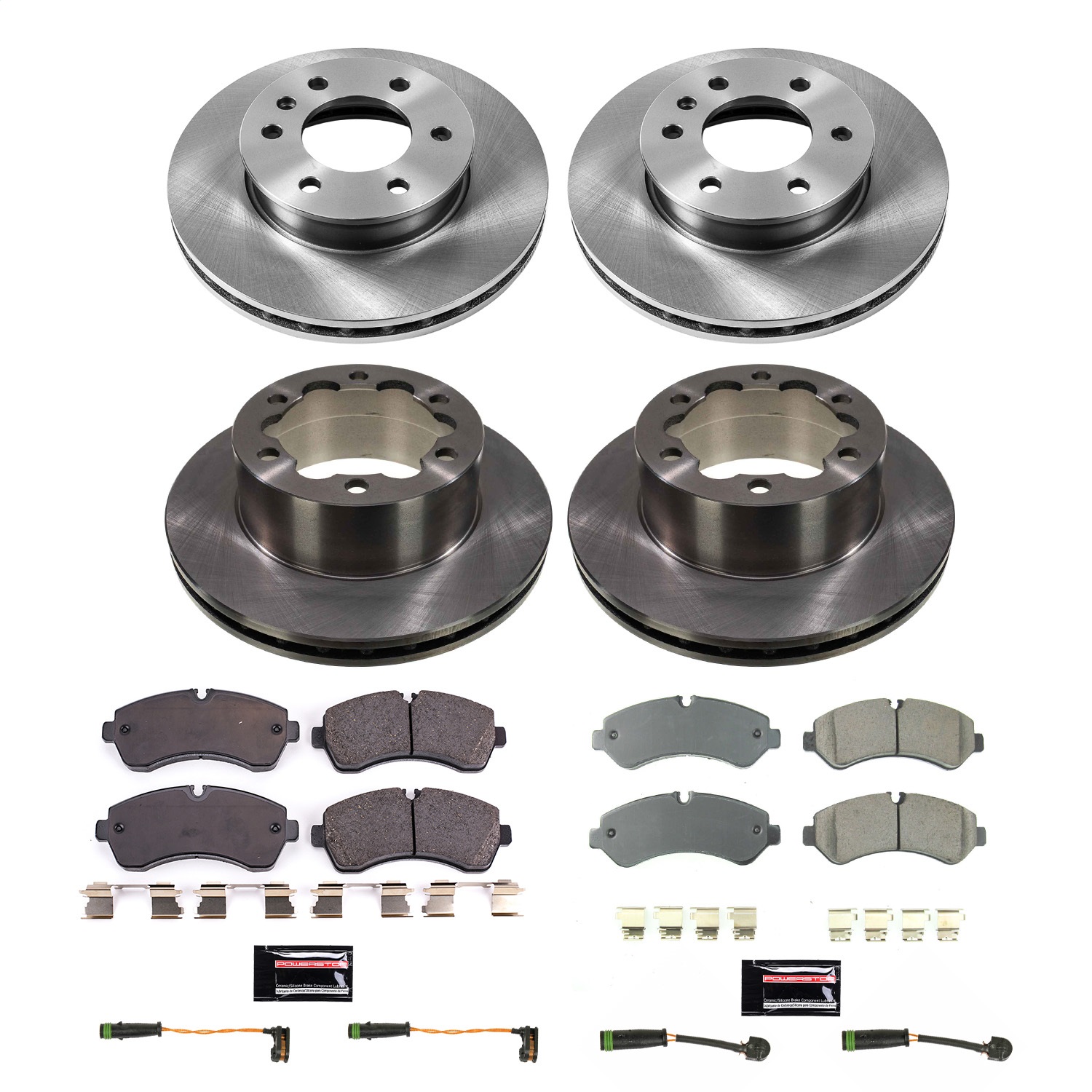 Power Stop - KOE8450 - Front and Rear - Disc Brake Pad and Rotor Kit