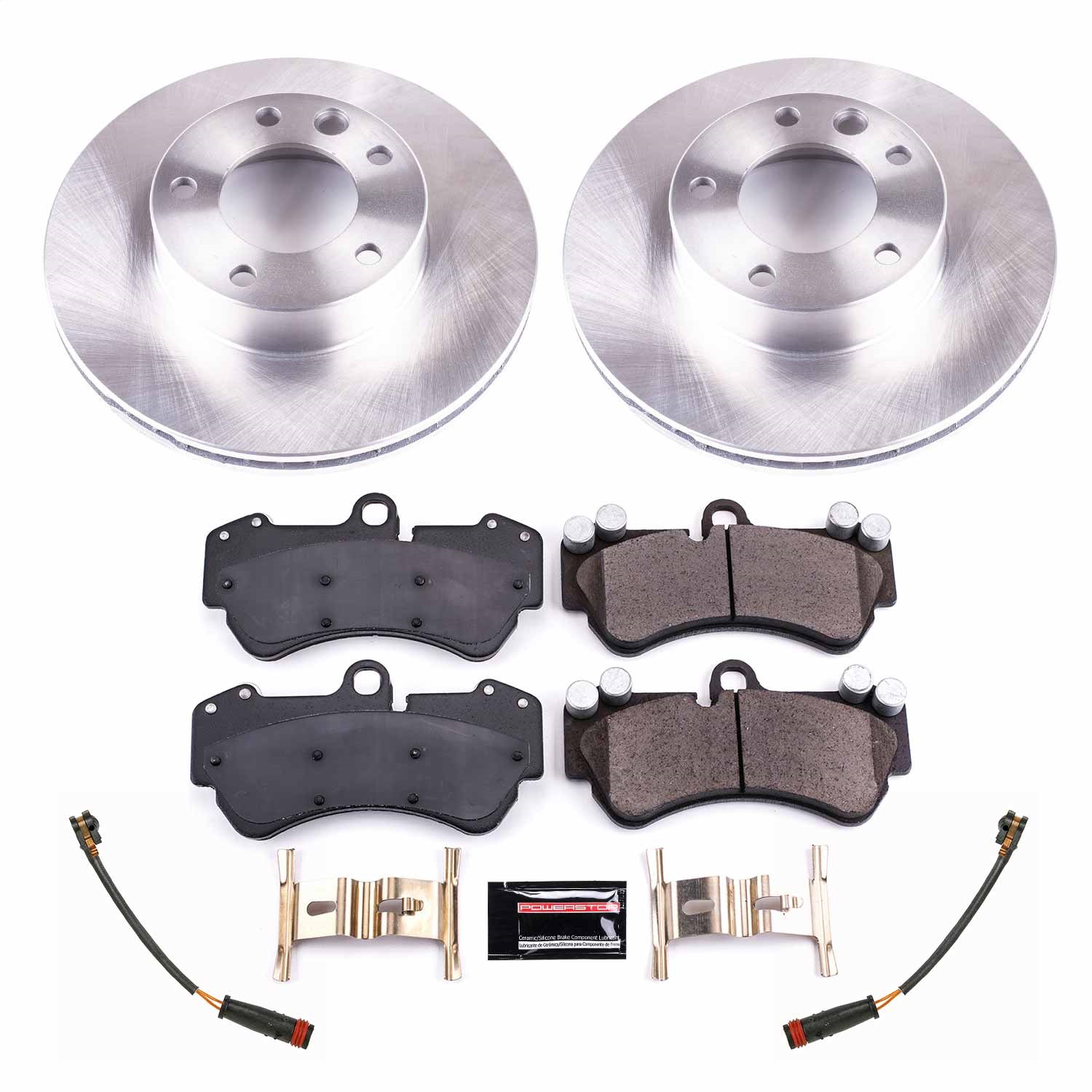 Power Stop - KOE8475 - Front - Disc Brake Pad and Rotor Kit