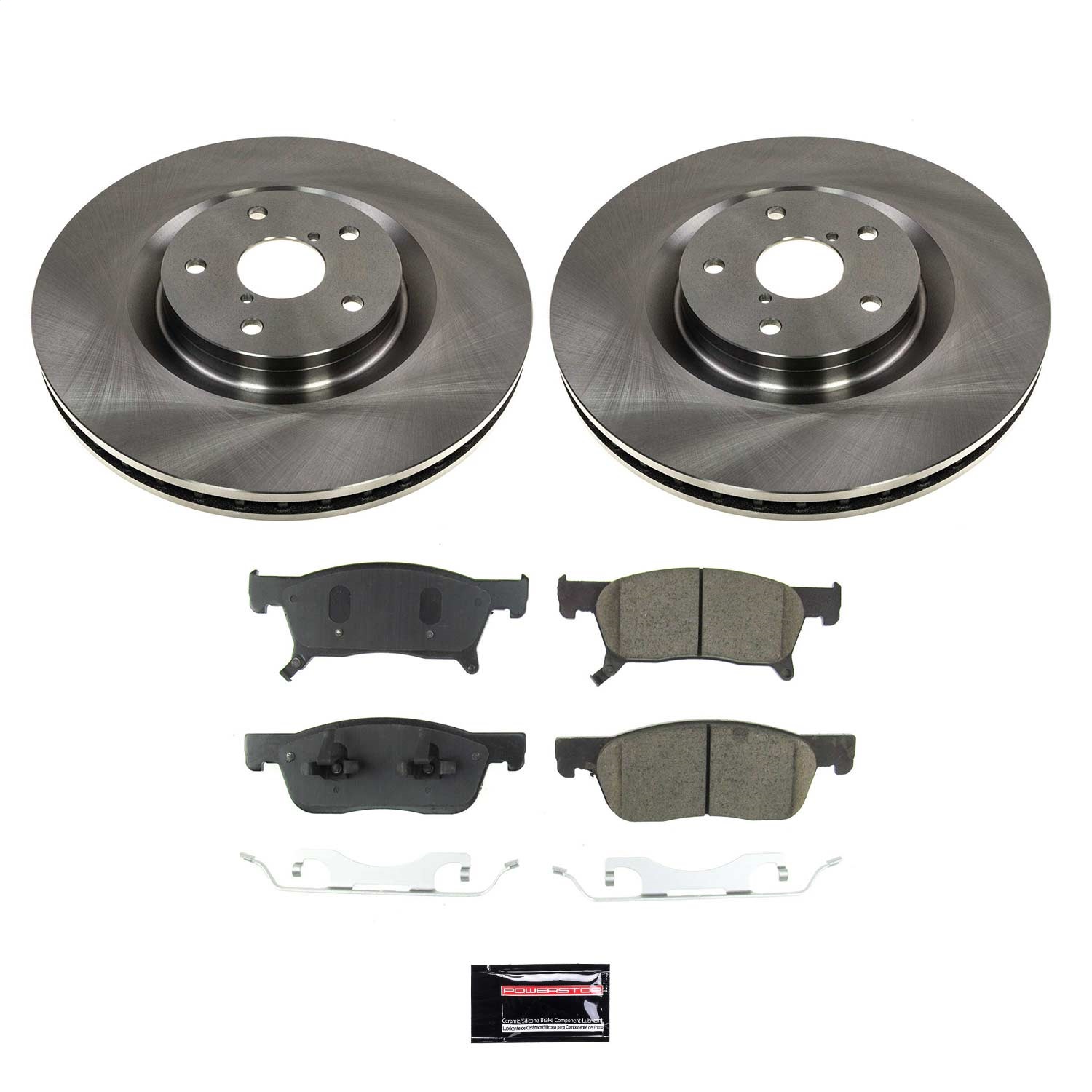Power Stop - KOE8479 - Front - Disc Brake Pad and Rotor Kit