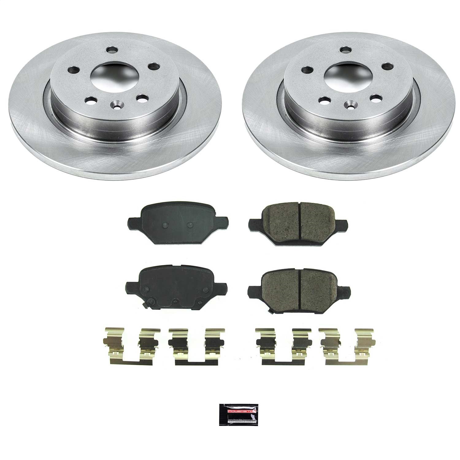 Power Stop - KOE8488 - Rear - Disc Brake Pad and Rotor Kit