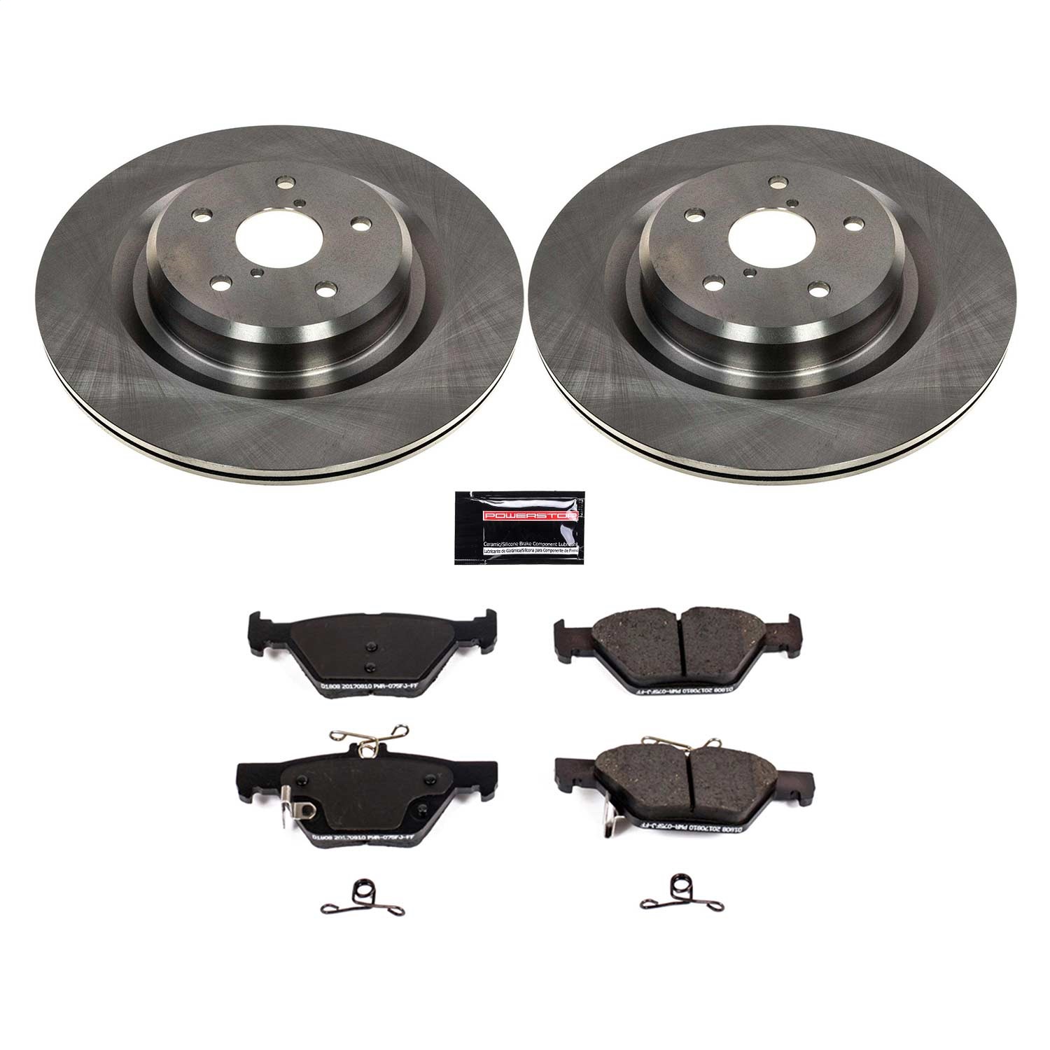 Power Stop - KOE8493 - Rear - Disc Brake Pad and Rotor Kit