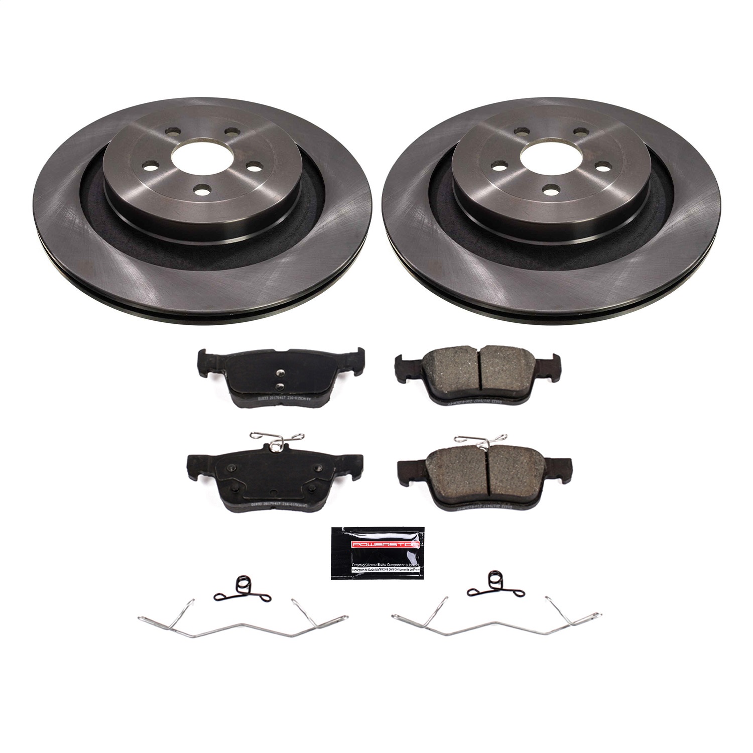 Power Stop - KOE8544 - Rear - Disc Brake Pad and Rotor Kit