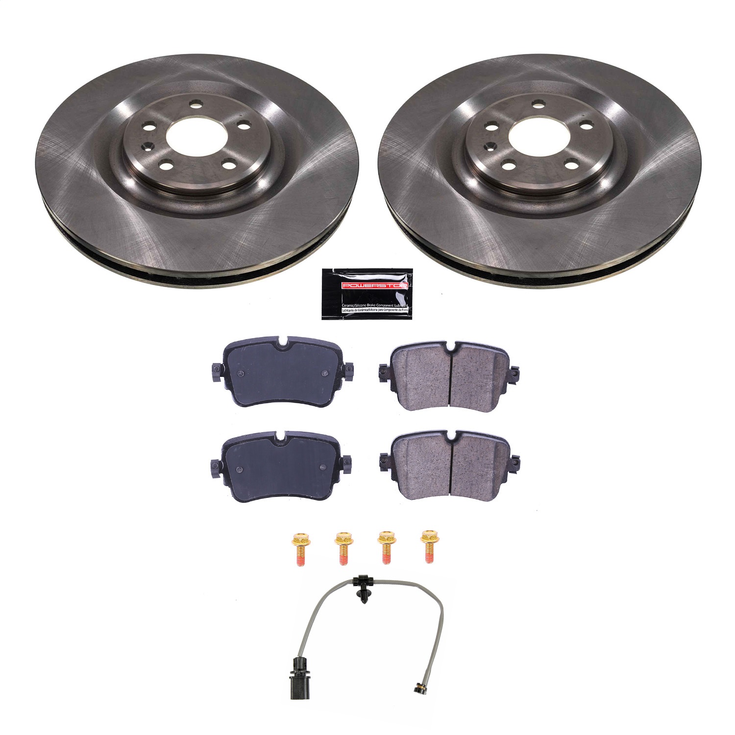 Power Stop - KOE8571 - Rear - Disc Brake Pad and Rotor Kit