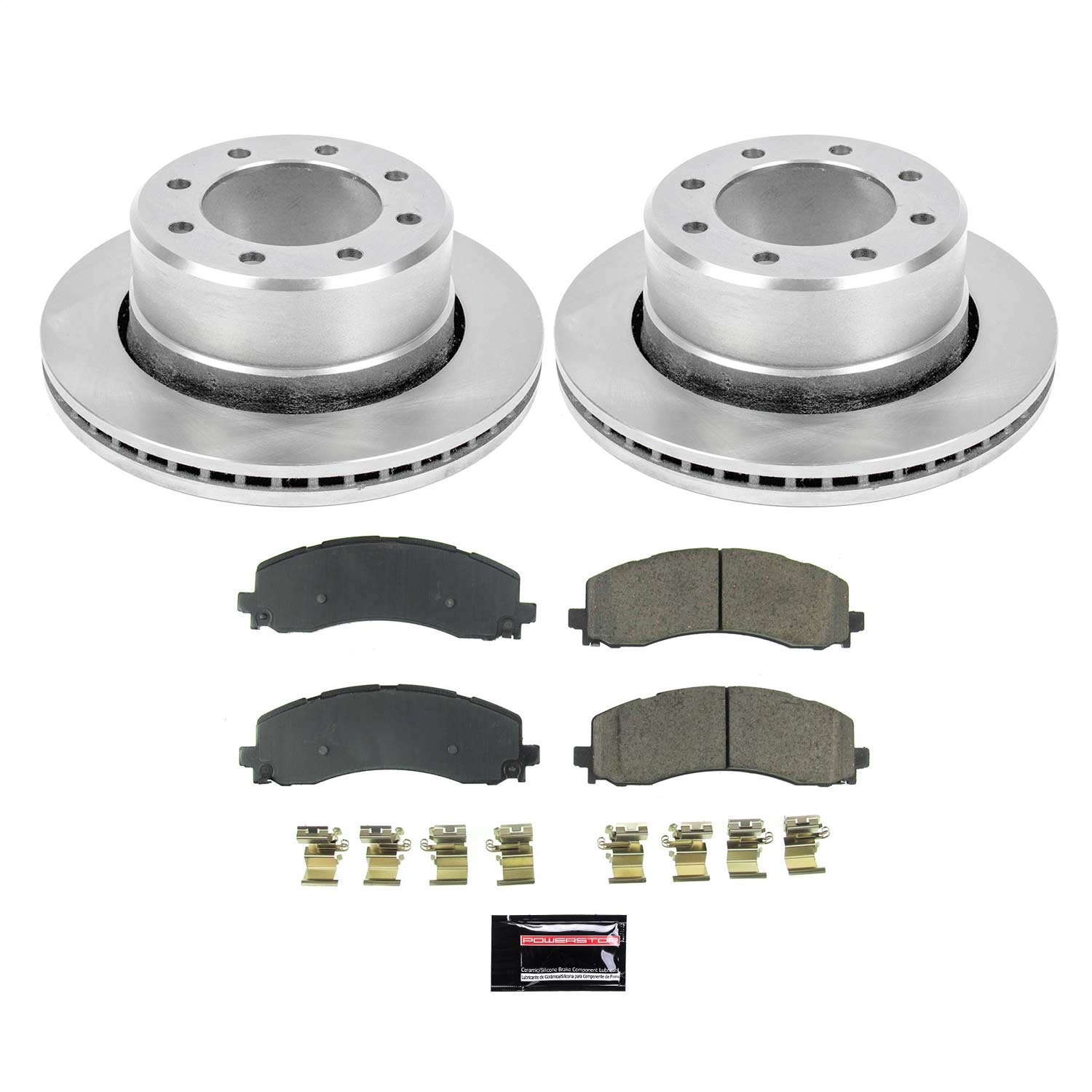Power Stop - KOE8641 - Rear - Disc Brake Pad and Rotor Kit