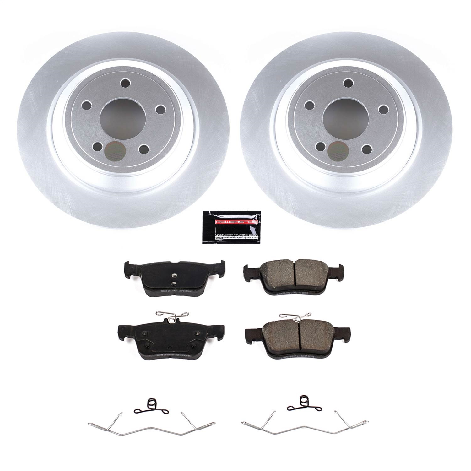 Power Stop - KOE8642 - Rear - Disc Brake Pad and Rotor Kit