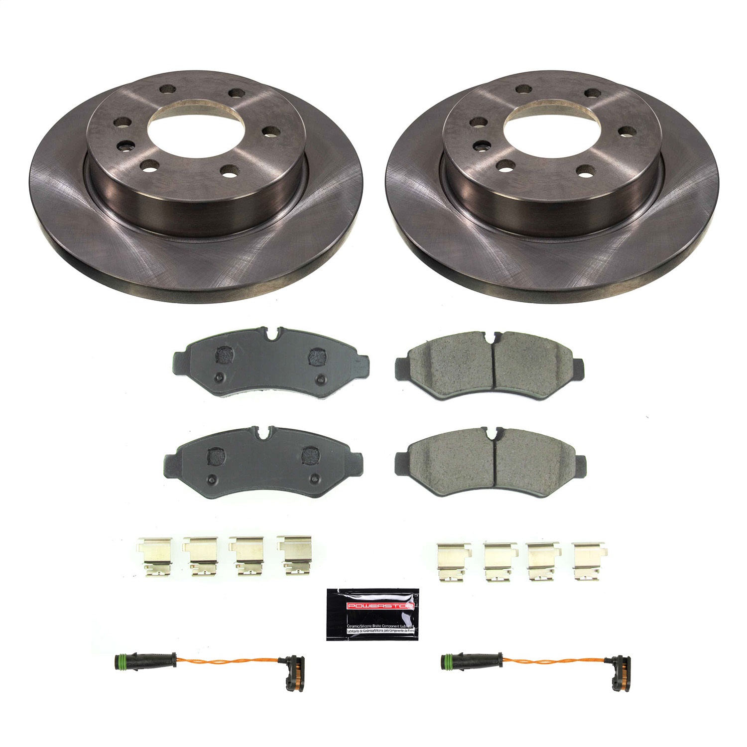 Power Stop - KOE8655 - Rear - Disc Brake Pad and Rotor Kit