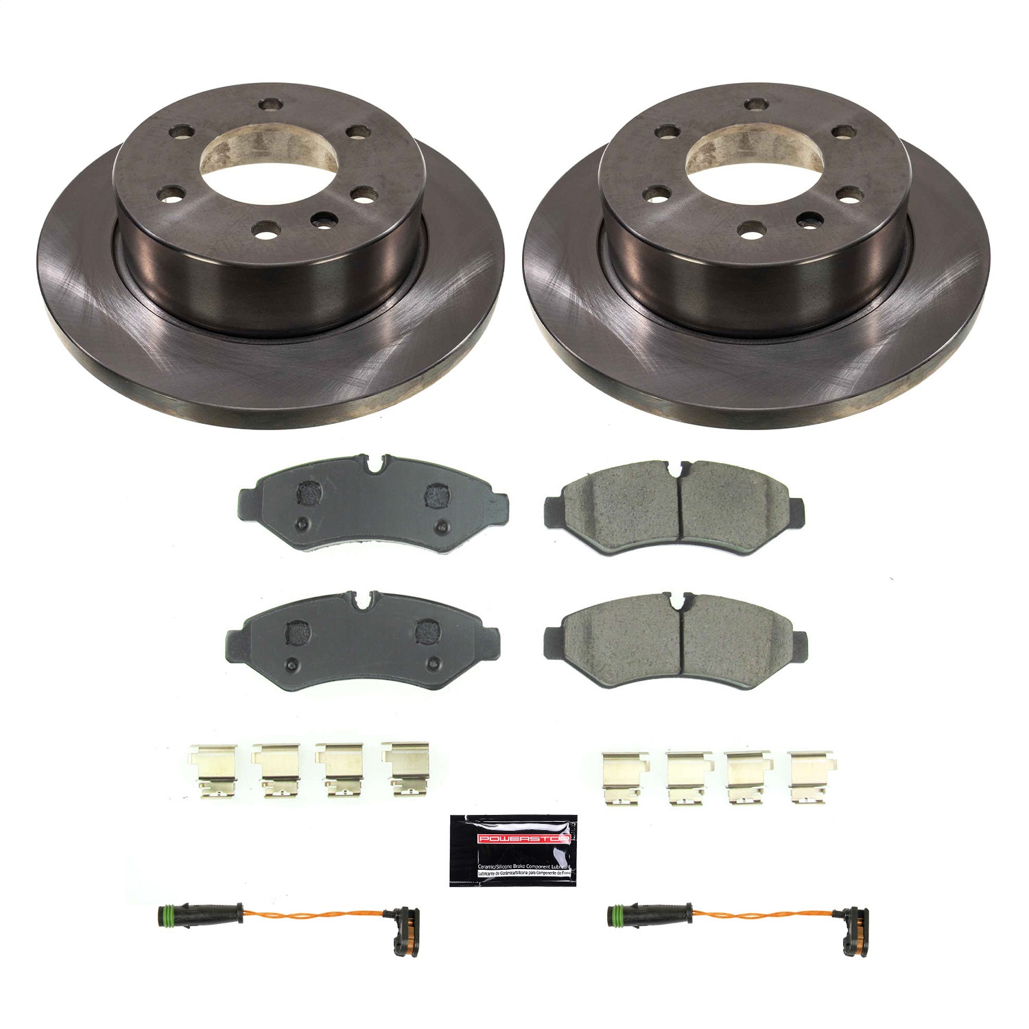 Power Stop - KOE8656 - Rear - Disc Brake Pad and Rotor Kit