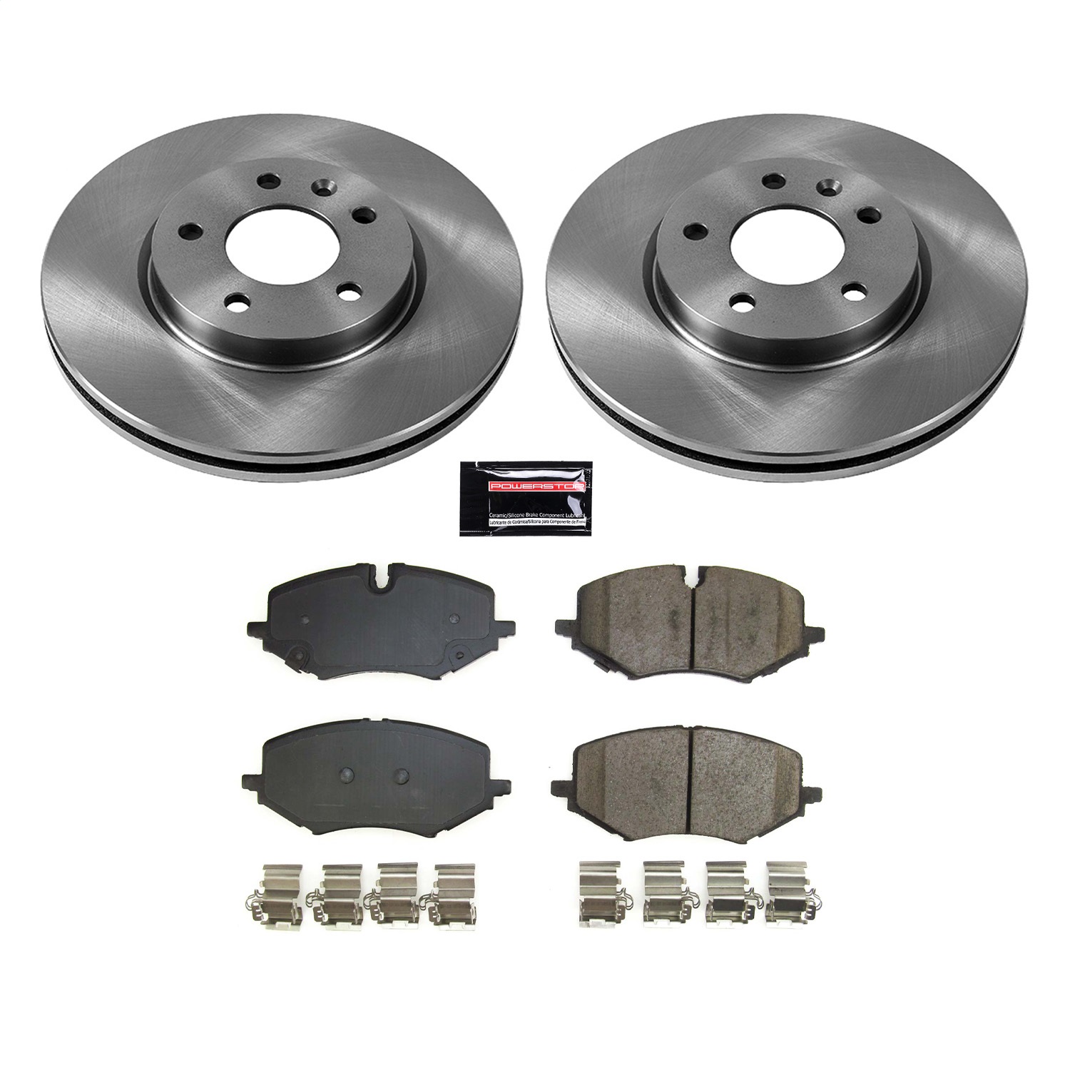 Power Stop - KOE8671 - Front - Disc Brake Pad and Rotor Kit