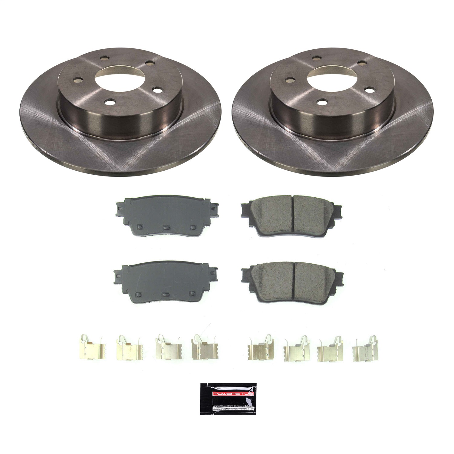 Power Stop - KOE8675 - Rear - Disc Brake Pad and Rotor Kit