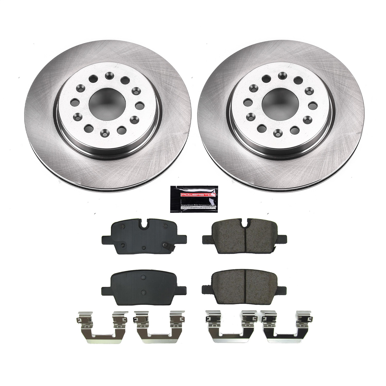 Power Stop - KOE8683 - Rear - Disc Brake Pad and Rotor Kit