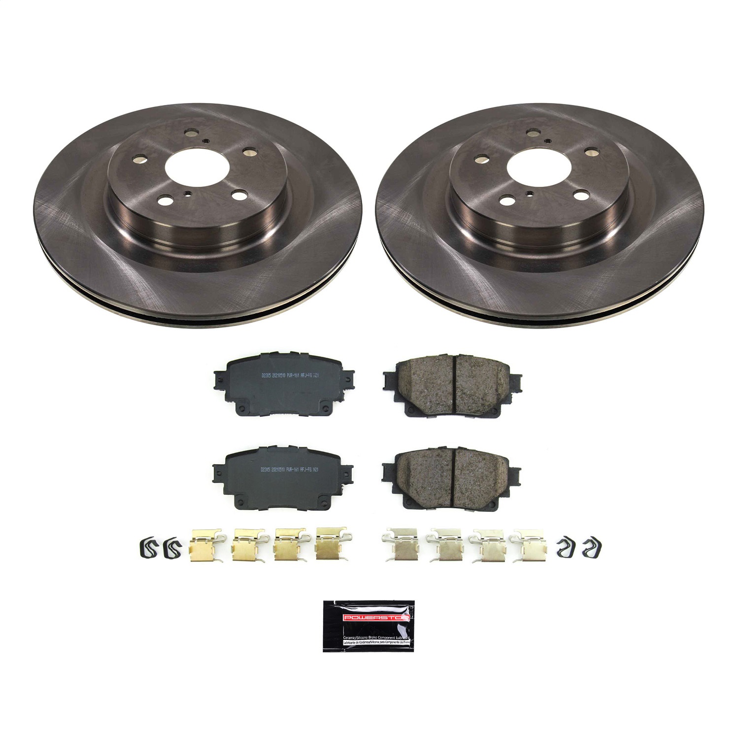 Power Stop - KOE8716 - Rear - Disc Brake Pad and Rotor Kit