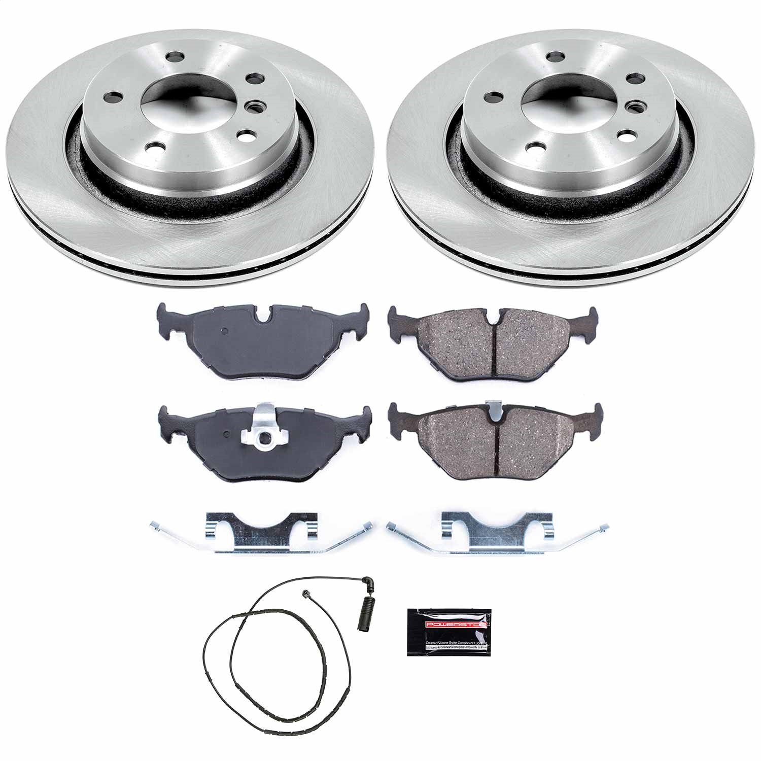 Power Stop - KOE877 - Rear - Disc Brake Pad and Rotor Kit