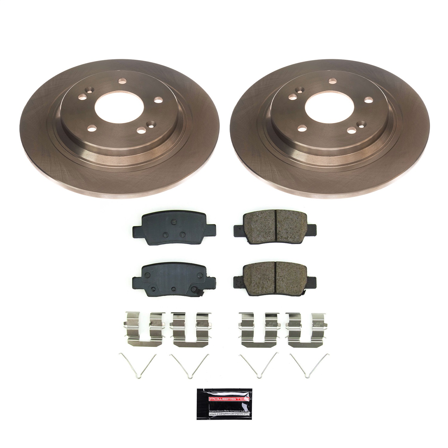 Power Stop - KOE8770 - Rear - Disc Brake Pad and Rotor Kit