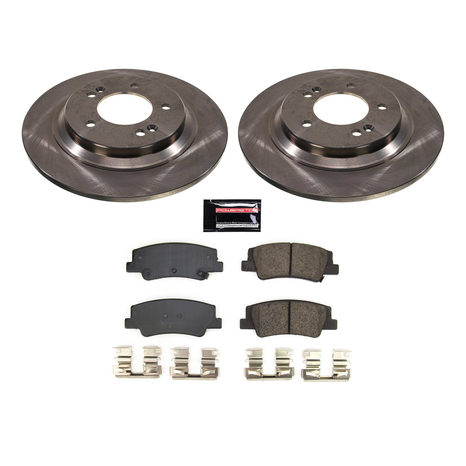 Power Stop - KOE8772 - Rear - Disc Brake Pad and Rotor Kit