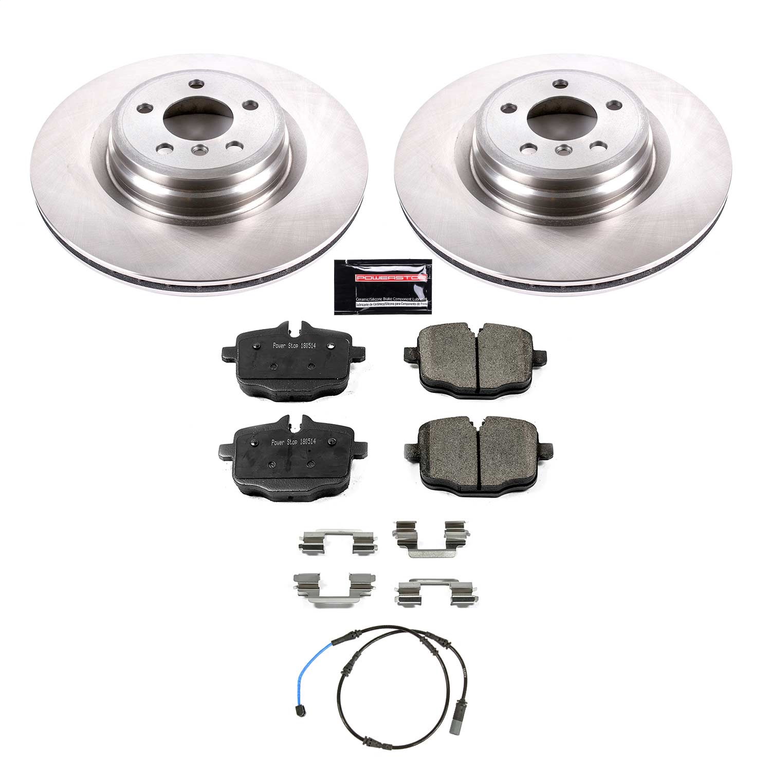Power Stop - KOE8775 - Rear - Disc Brake Pad and Rotor Kit