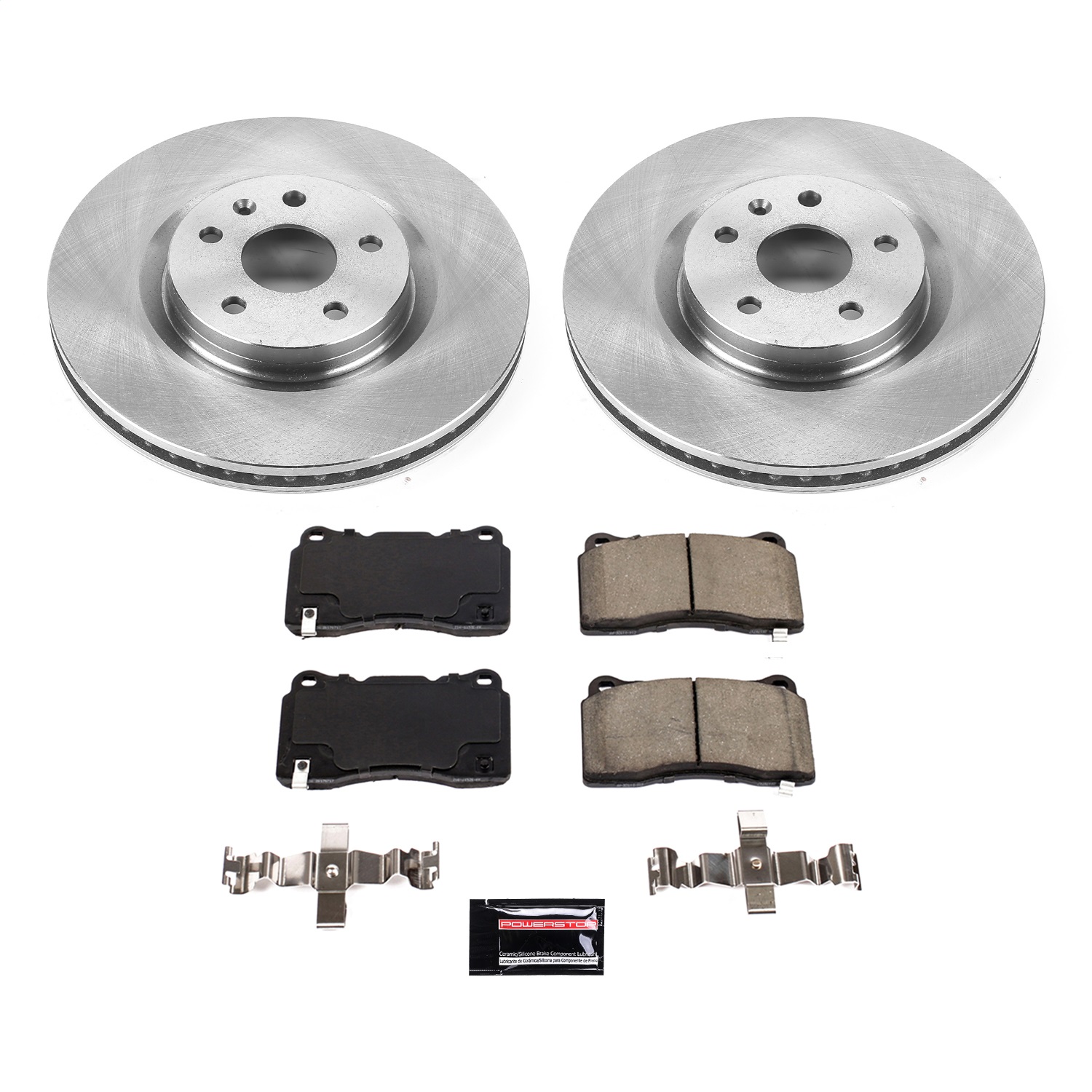 Power Stop - KOE8825 - Front - Disc Brake Pad and Rotor Kit