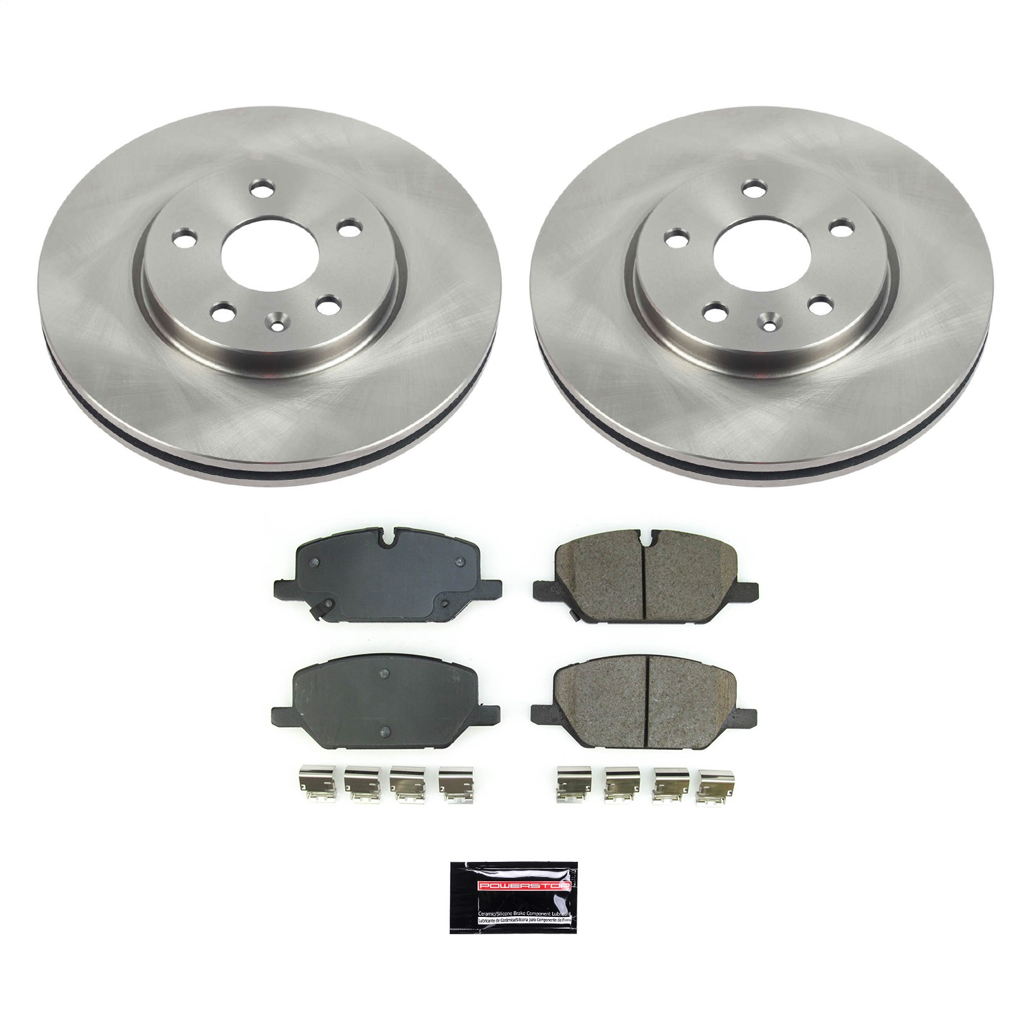 Power Stop - KOE8829 - Front - Disc Brake Pad and Rotor Kit