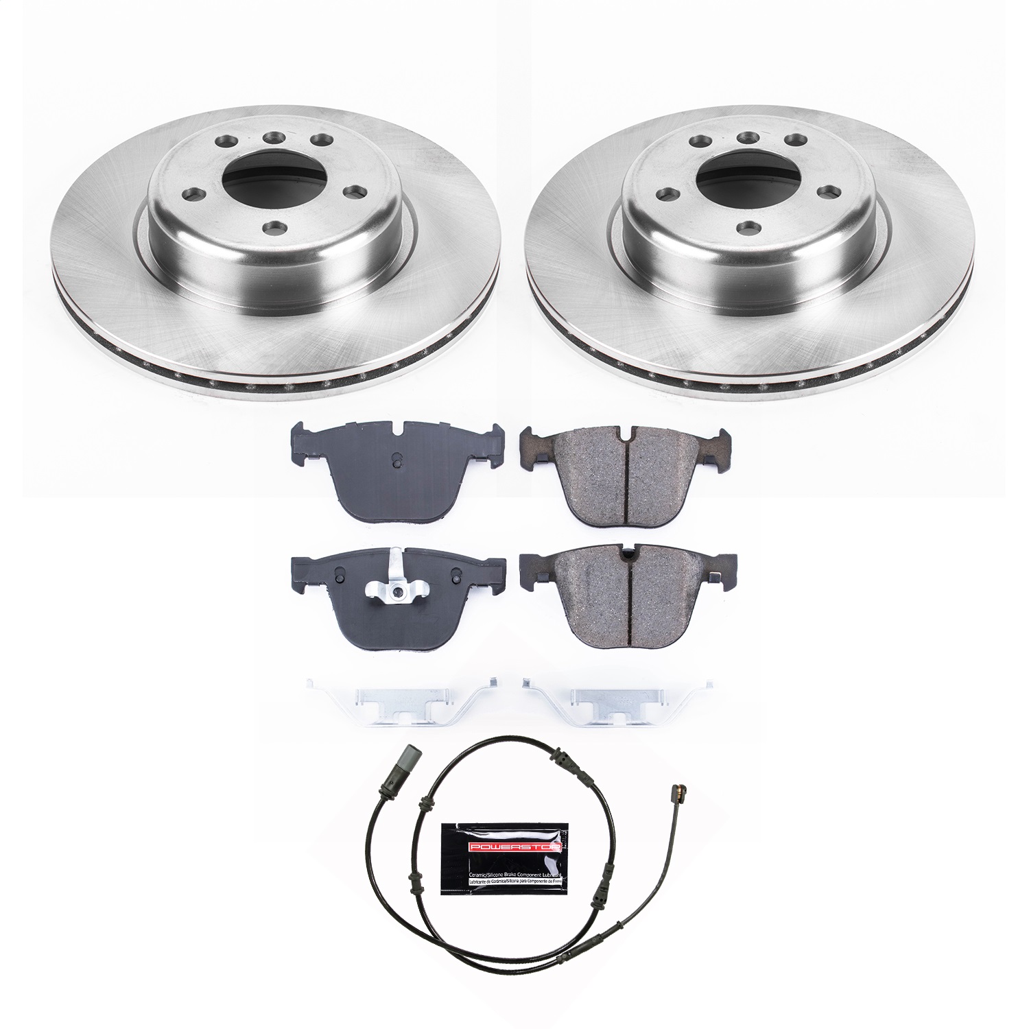Power Stop - KOE8848 - Rear - Disc Brake Pad and Rotor Kit