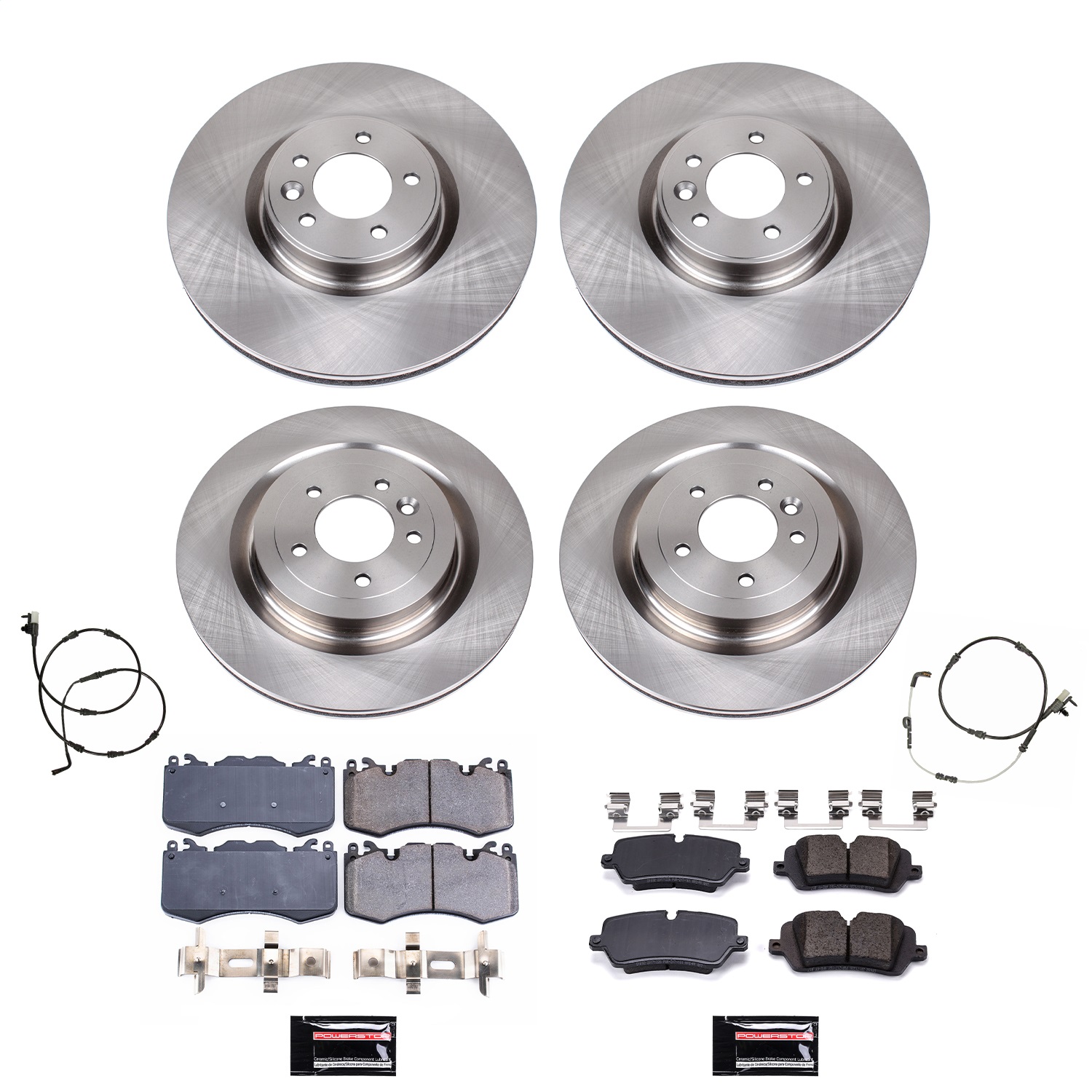 Power Stop - KOE8905 - Front and Rear - Disc Brake Pad and Rotor Kit
