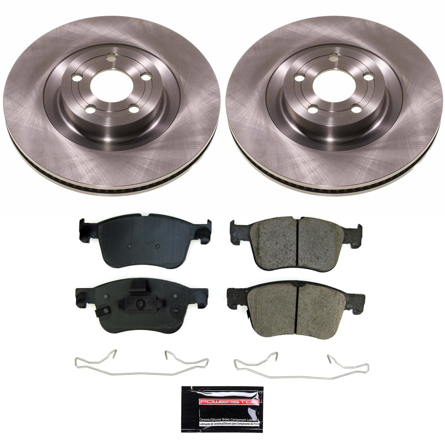 Power Stop - KOE8926 - Front - Disc Brake Pad and Rotor Kit
