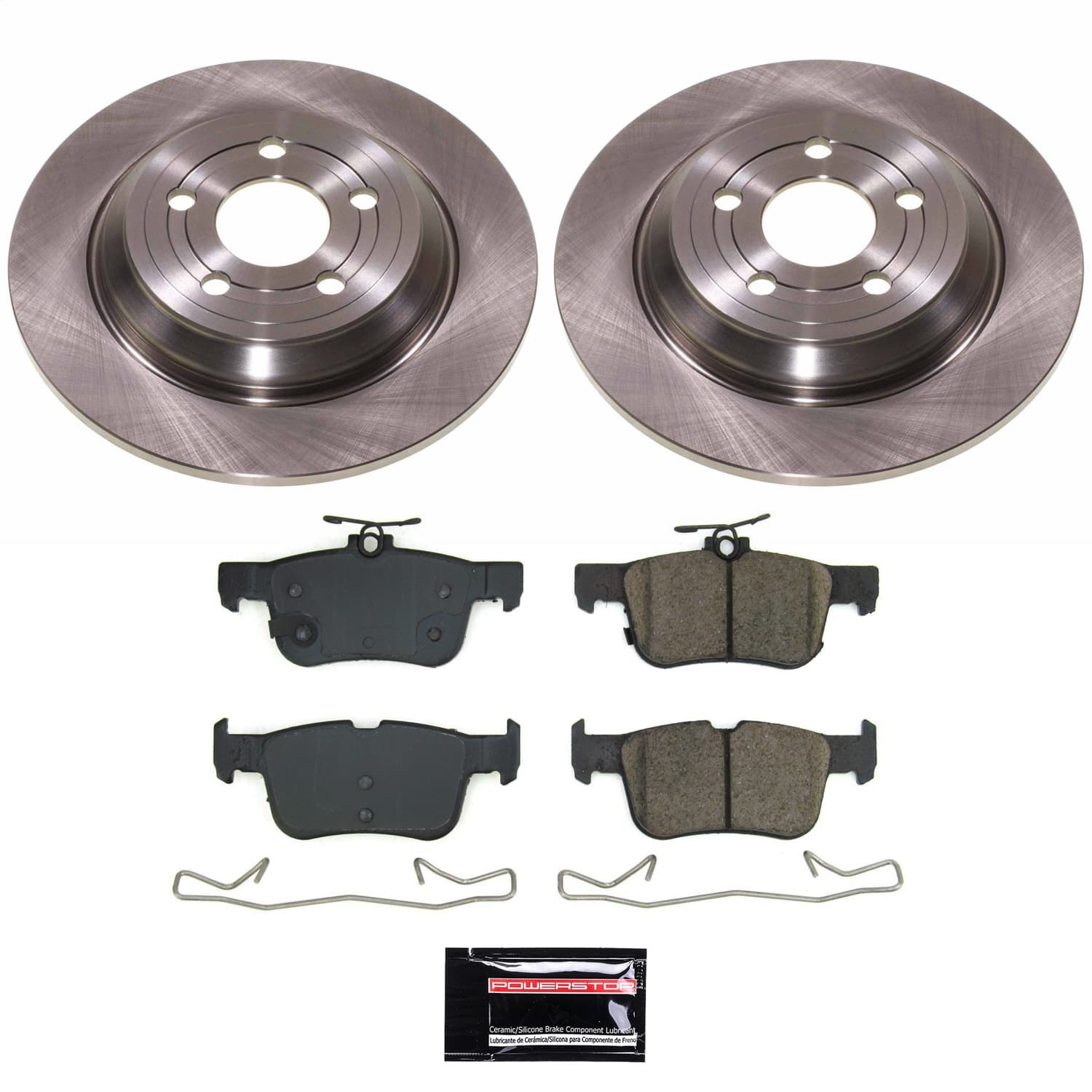 Power Stop - KOE8933 - Rear - Disc Brake Pad and Rotor Kit