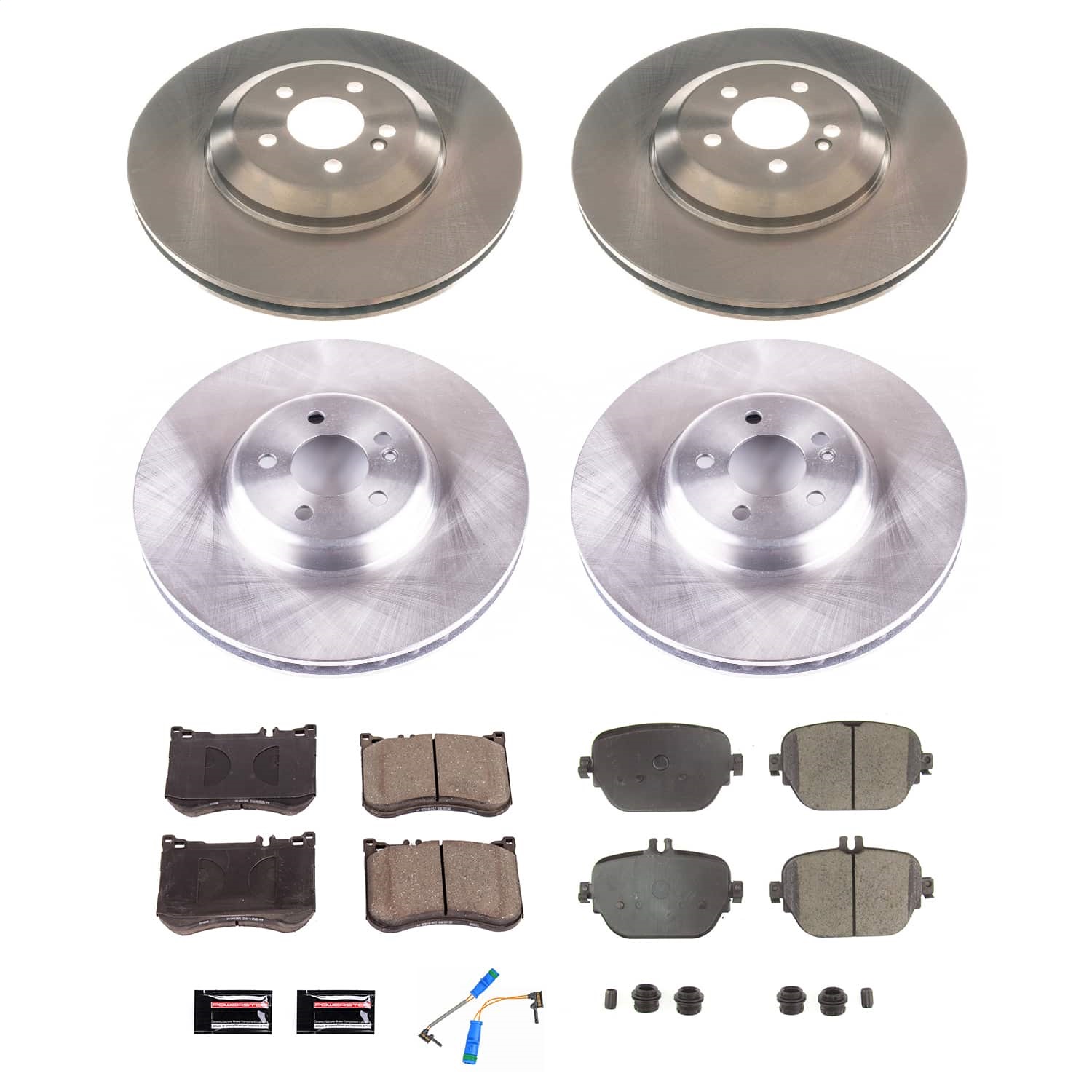 Power Stop - KOE9024 - Front and Rear - Disc Brake Pad and Rotor Kit
