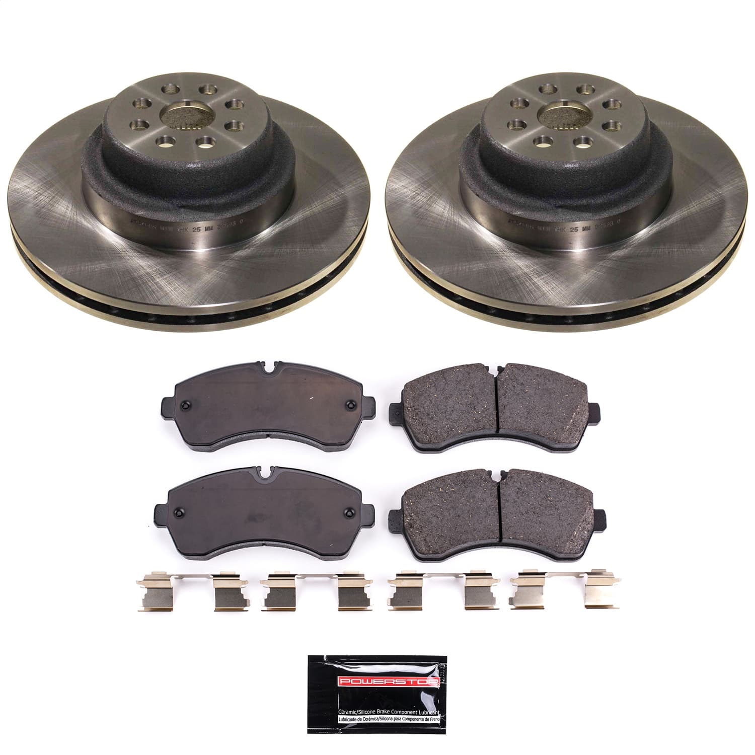 Power Stop - KOE9082 - Front - Disc Brake Pad and Rotor Kit