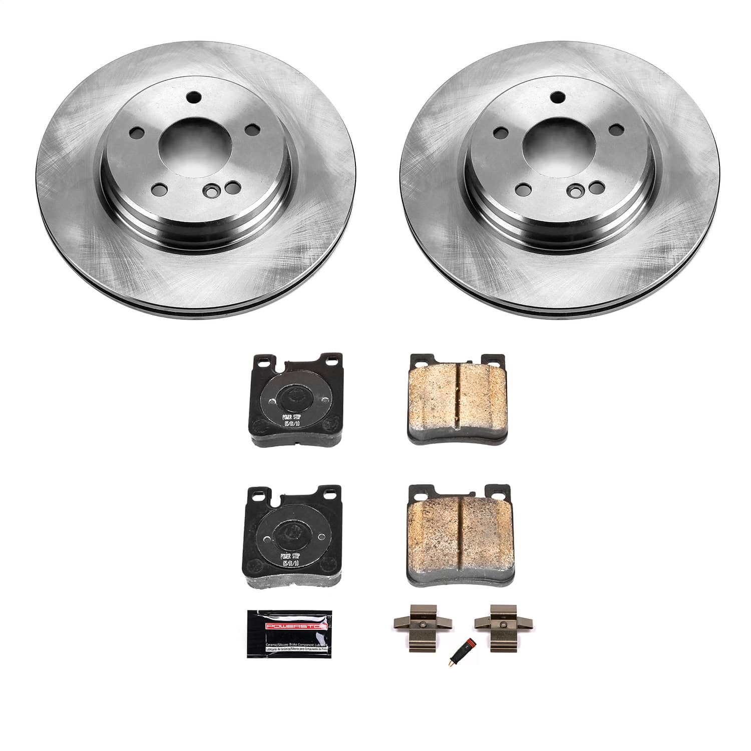 Power Stop - KOE9107 - Rear - Disc Brake Pad and Rotor Kit