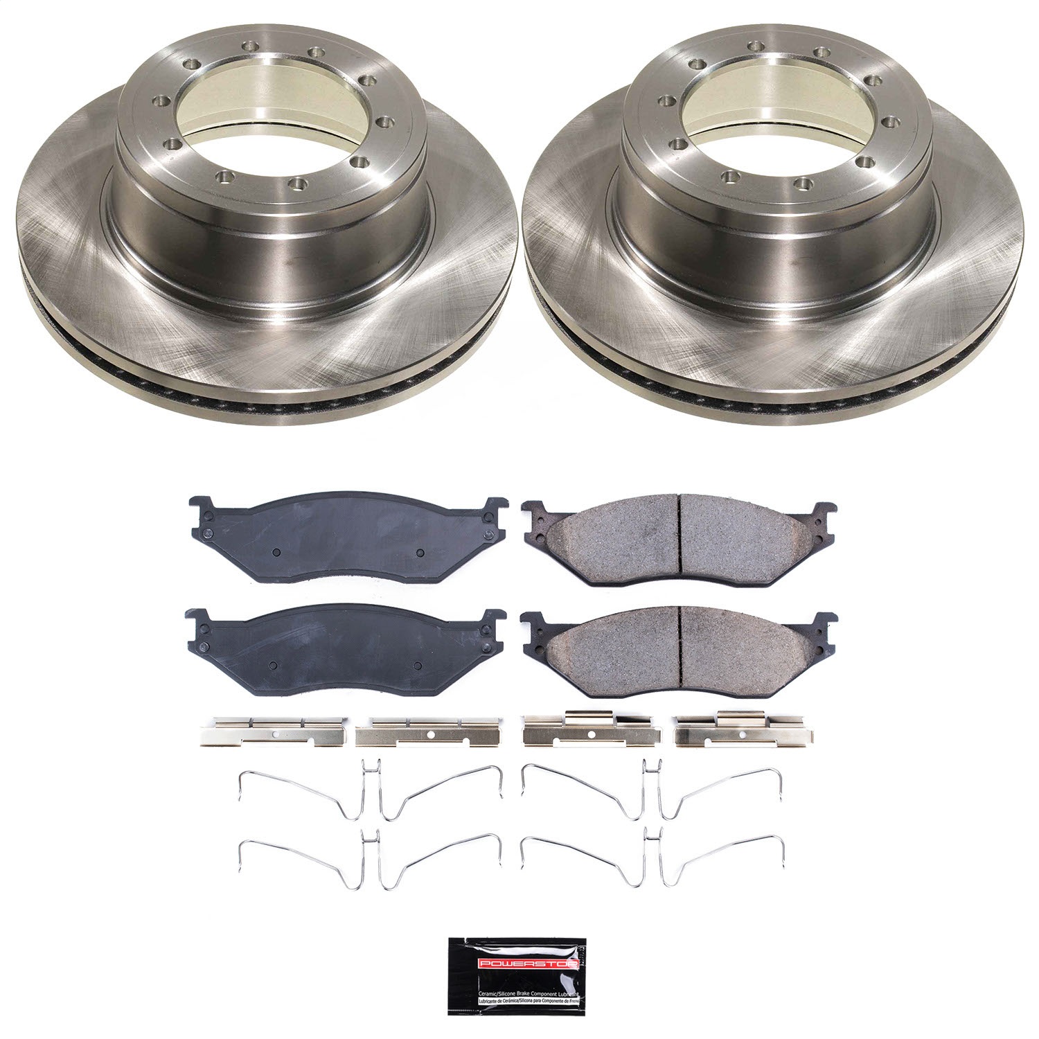 Power Stop - KOE9186 - Rear - Disc Brake Pad and Rotor Kit