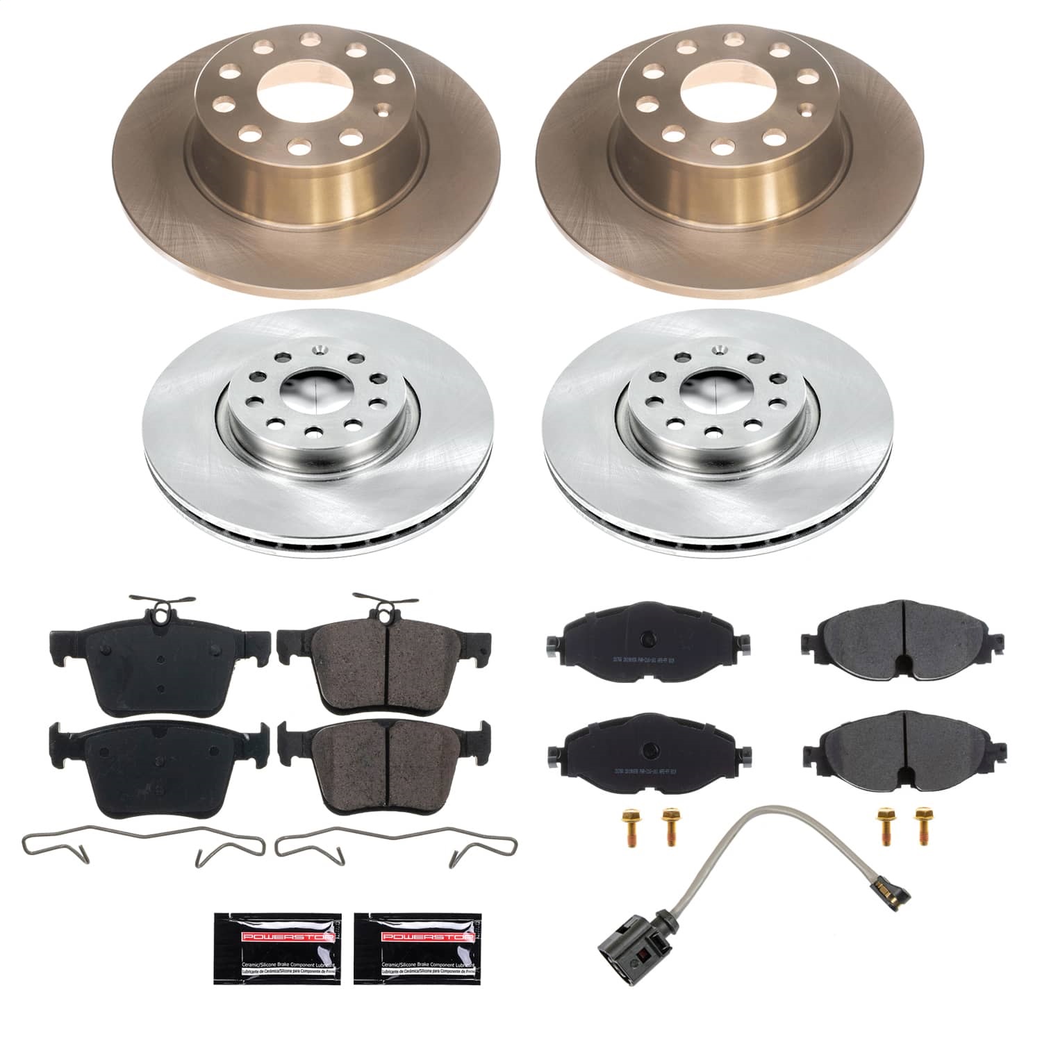 Power Stop - KOE9193 - Front and Rear - Disc Brake Pad and Rotor Kit