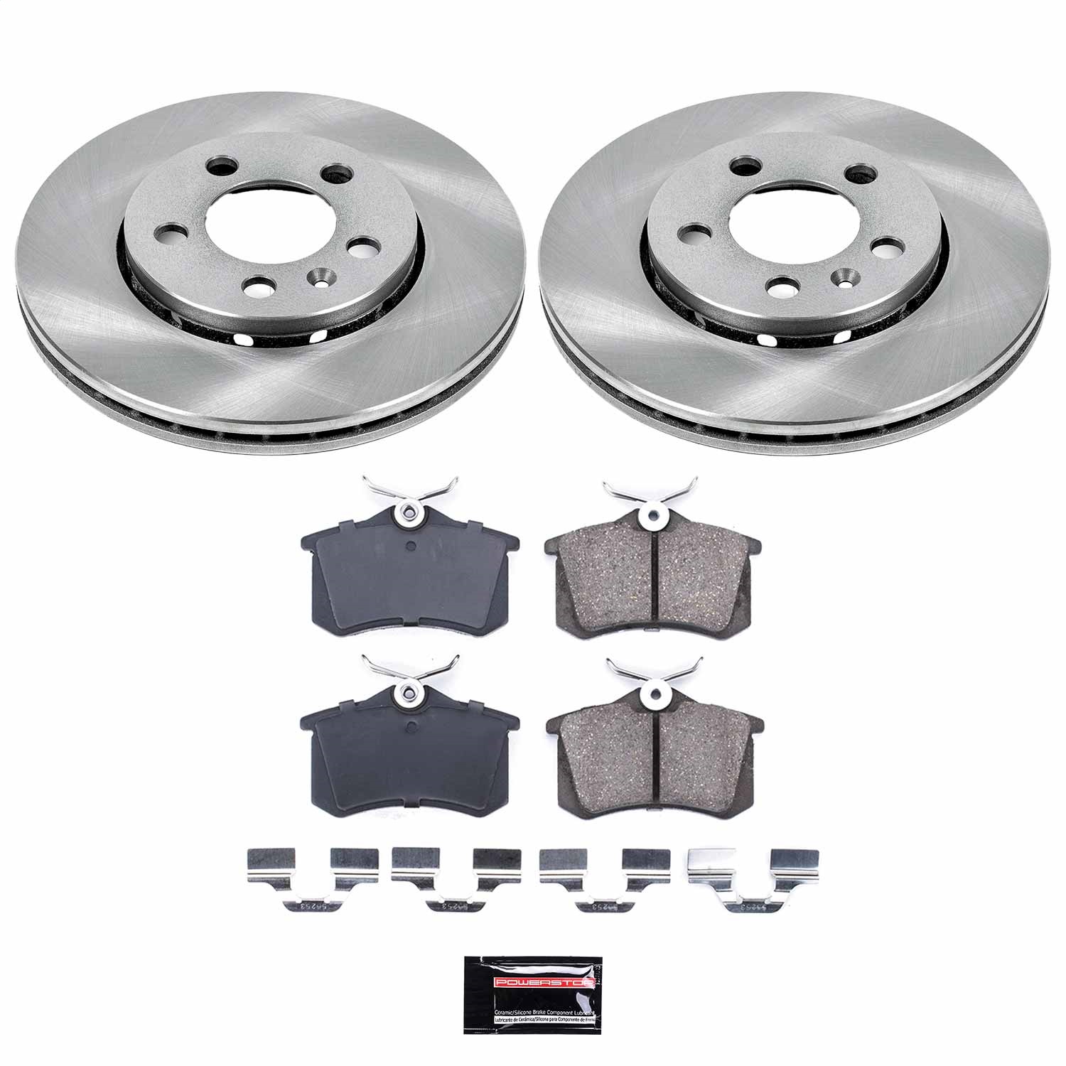 Power Stop - KOE920 - Rear - Disc Brake Pad and Rotor Kit
