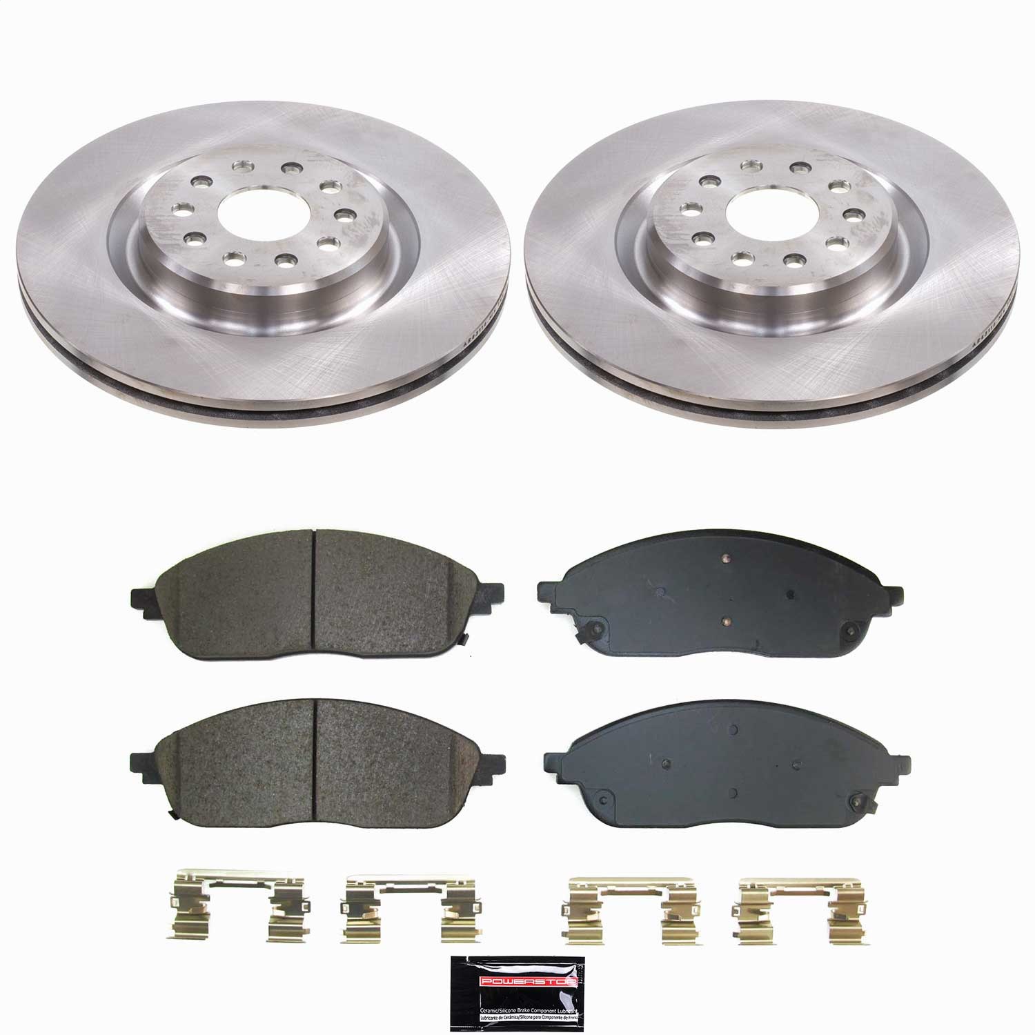 Power Stop - KOE9266 - Front - Disc Brake Pad and Rotor Kit