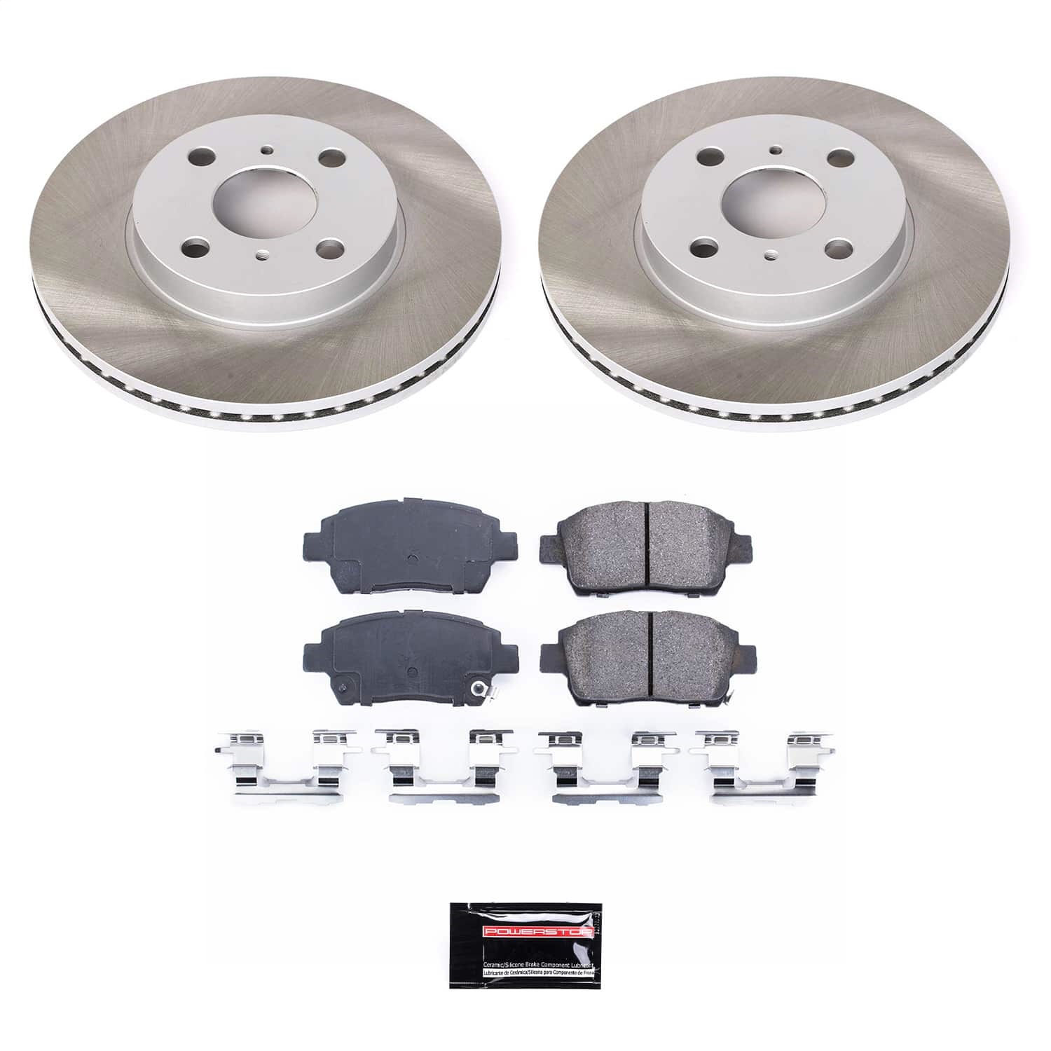 Power Stop - SC109 - Front - Disc Brake Pad and Rotor Kit