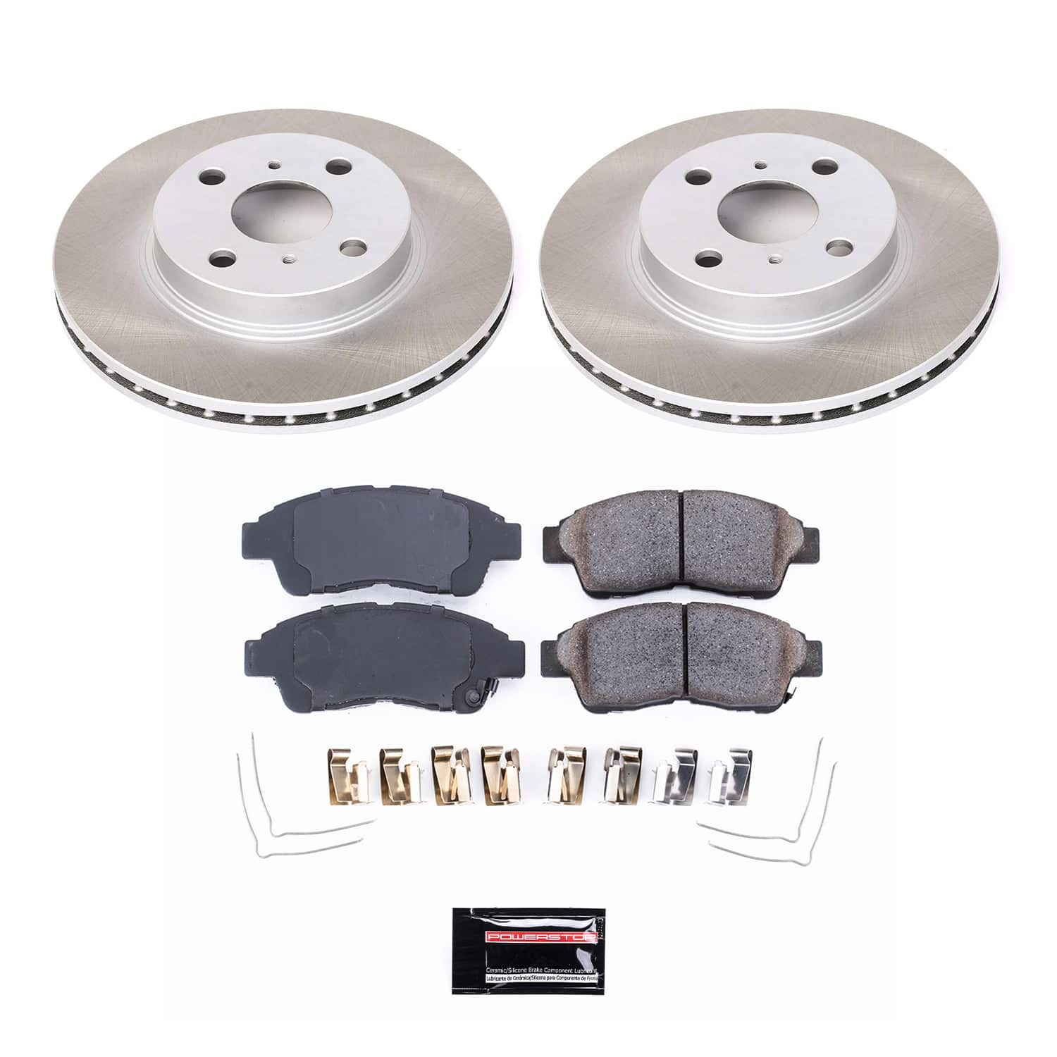 Power Stop - SC1151 - Front - Disc Brake Pad and Rotor Kit