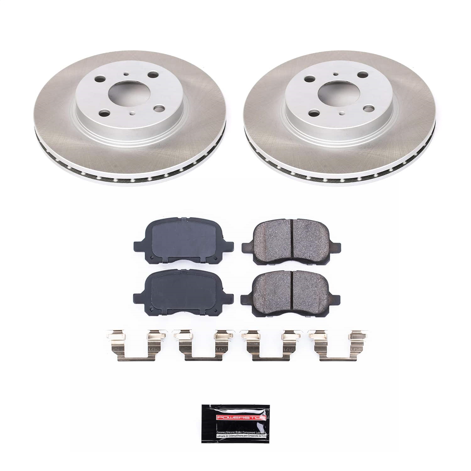 Power Stop - SC1152 - Front - Disc Brake Pad and Rotor Kit