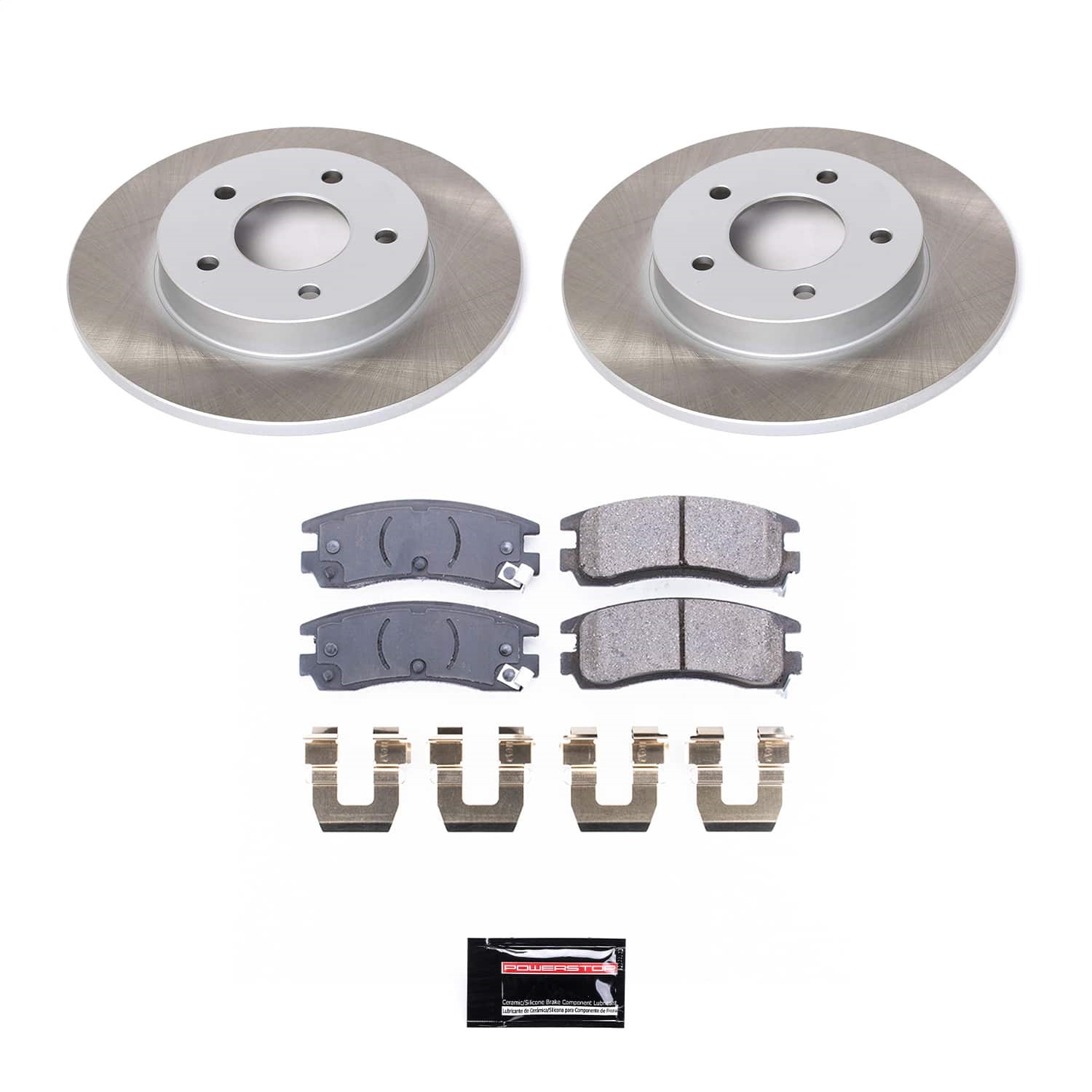 Power Stop - SC1526 - Rear - Disc Brake Pad and Rotor Kit