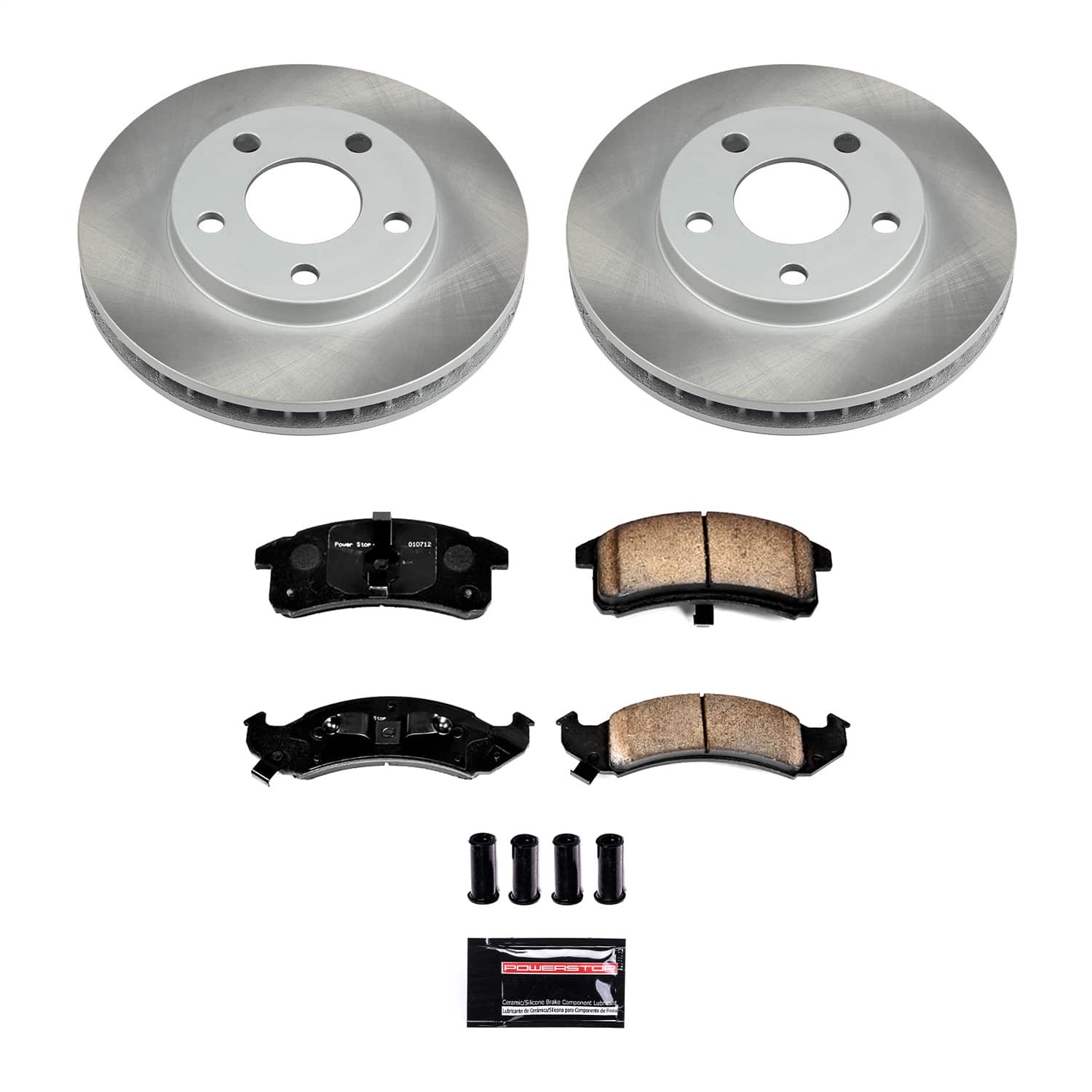 Power Stop - SC1534 - Front - Disc Brake Pad and Rotor Kit