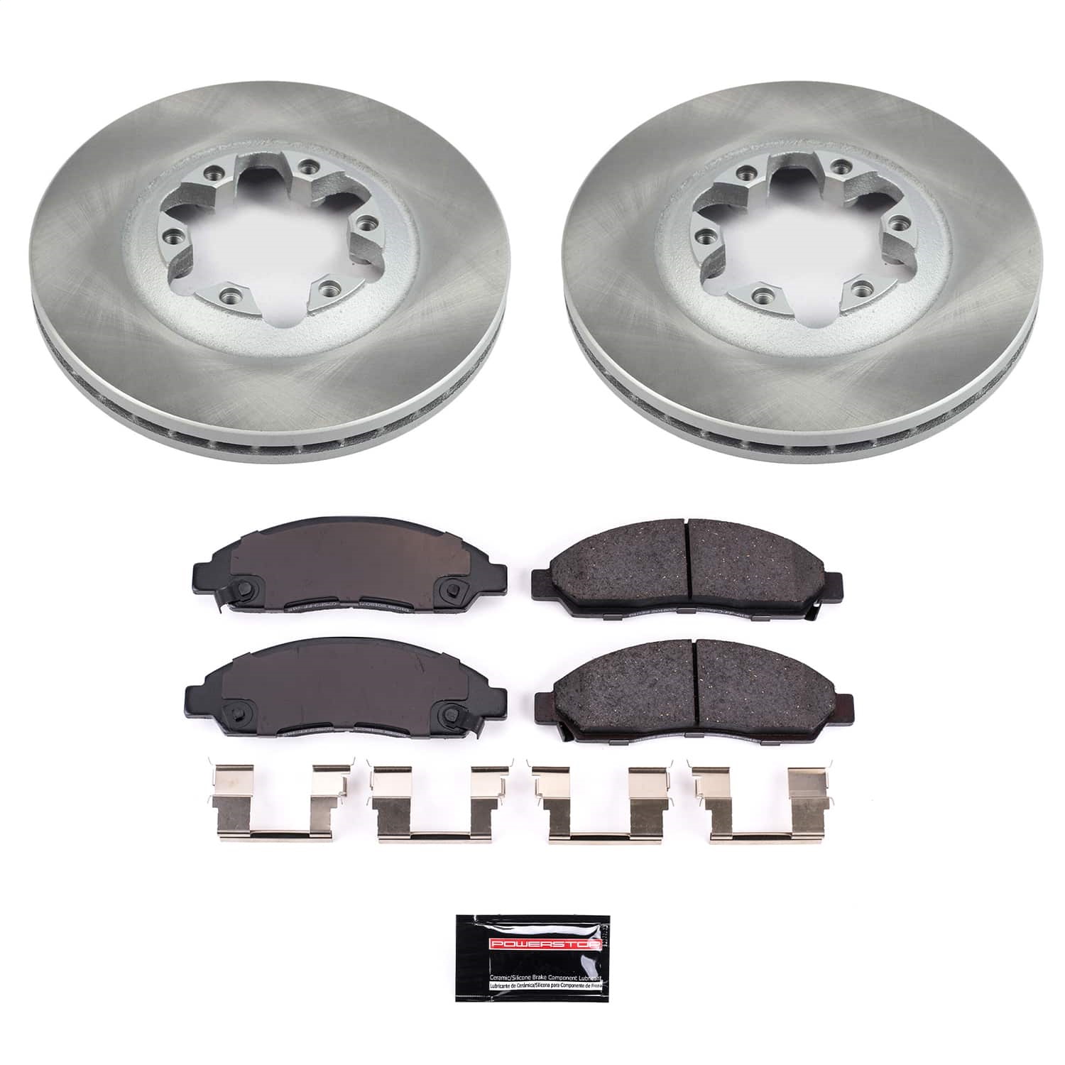 Power Stop - SC2066 - Front - Disc Brake Pad and Rotor Kit