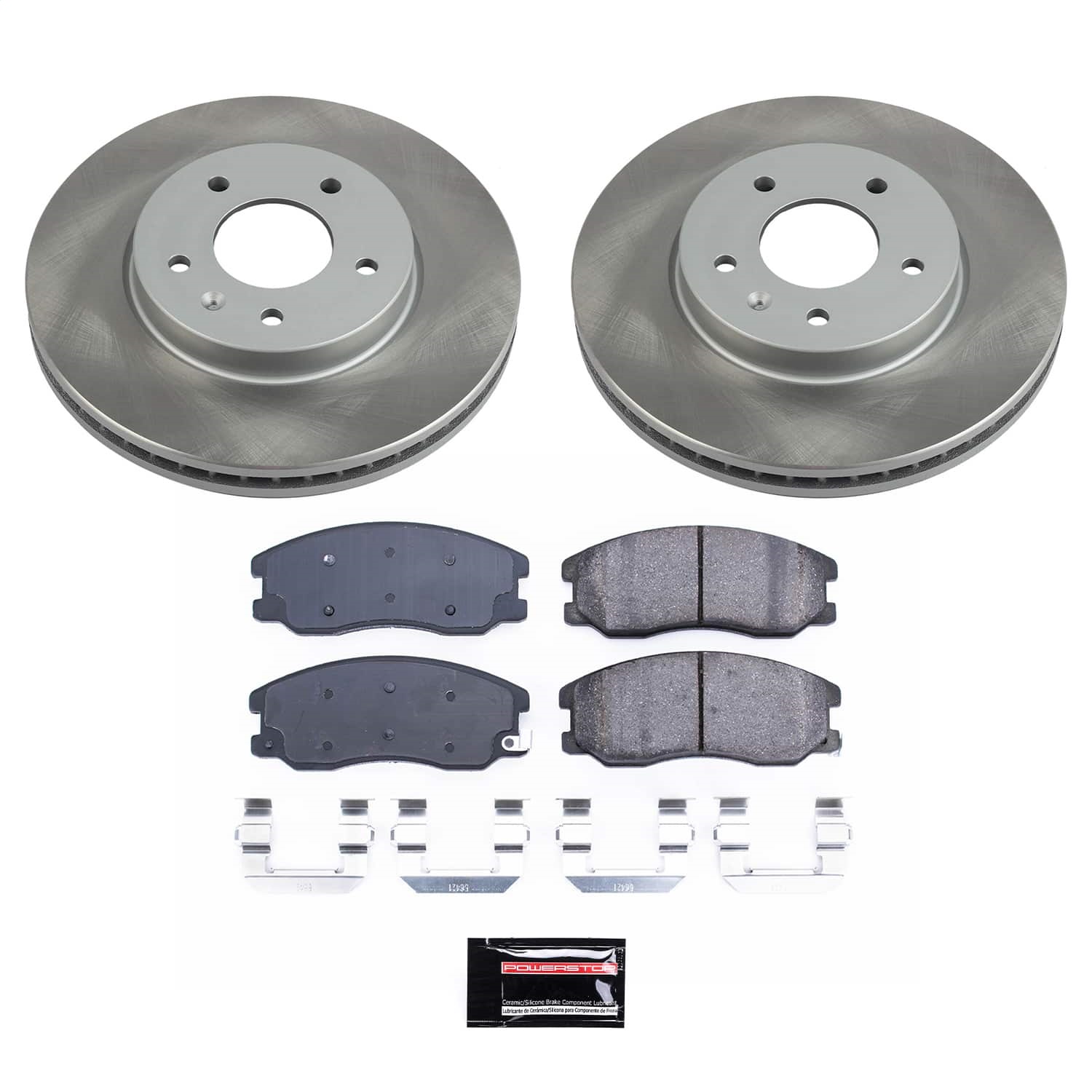 Power Stop - SC2090 - Front - Disc Brake Pad and Rotor Kit
