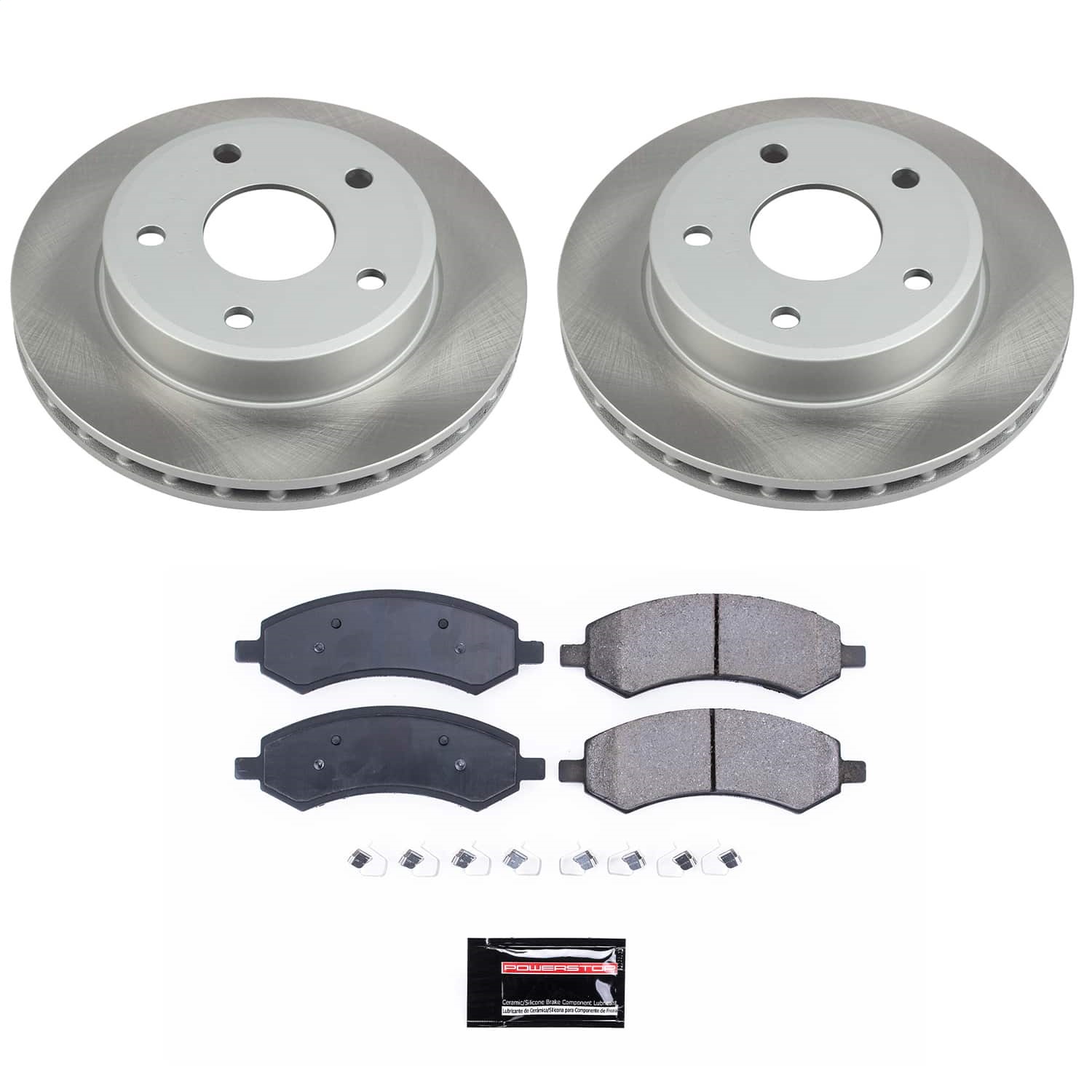 Power Stop - SC2193 - Front - Disc Brake Pad and Rotor Kit