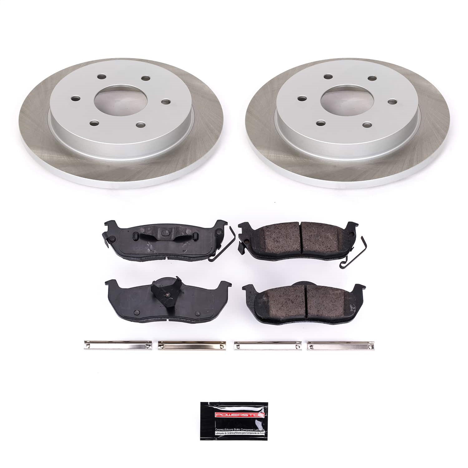 Power Stop - SC2445 - Rear - Disc Brake Pad and Rotor Kit