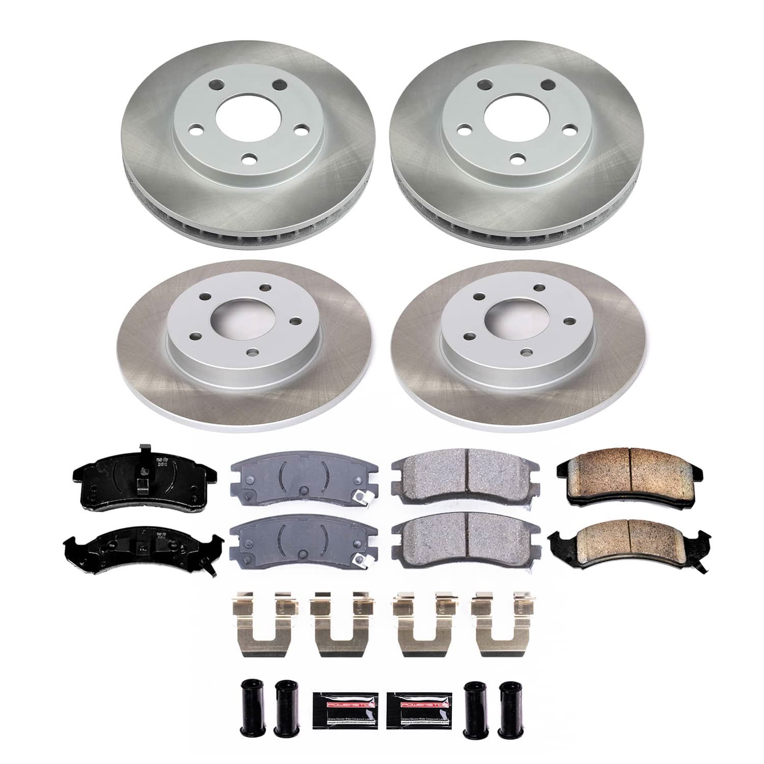 Power Stop - SC2760 - Front and Rear - Disc Brake Pad and Rotor Kit