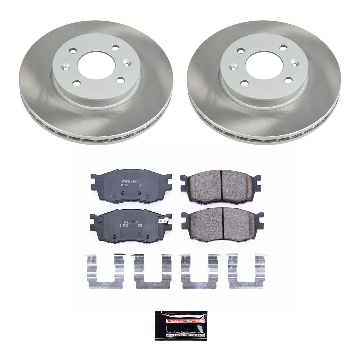 Power Stop - SC4652 - Front - Disc Brake Pad and Rotor Kit