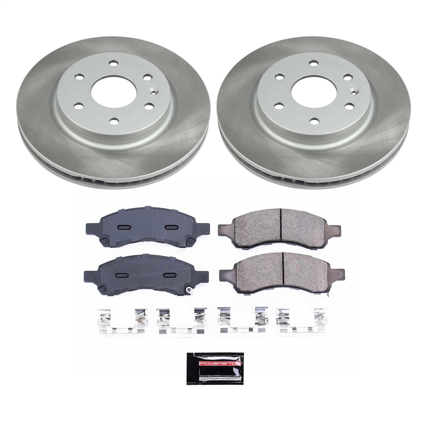 Power Stop - SC4657 - Front - Disc Brake Pad and Rotor Kit
