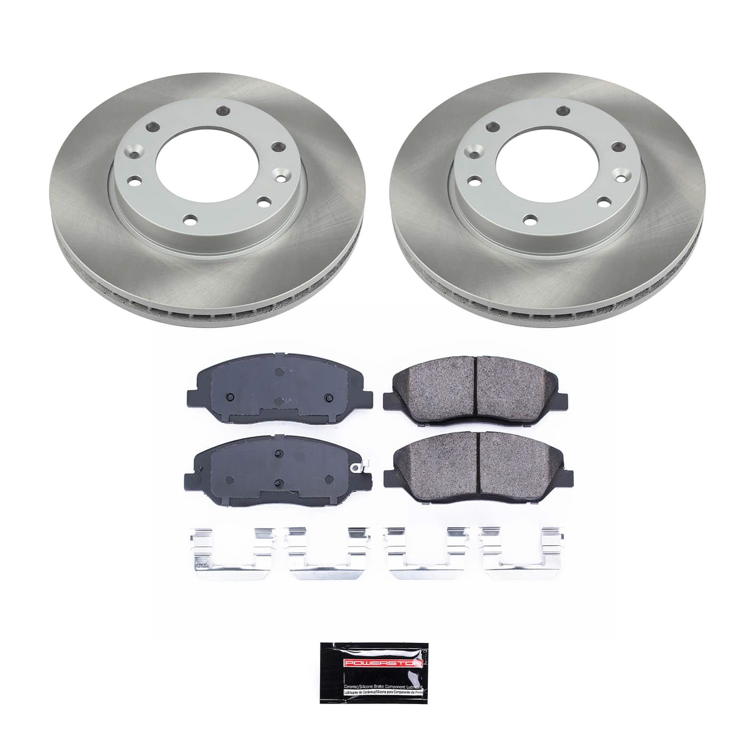 Power Stop - SC4664 - Front - Disc Brake Pad and Rotor Kit