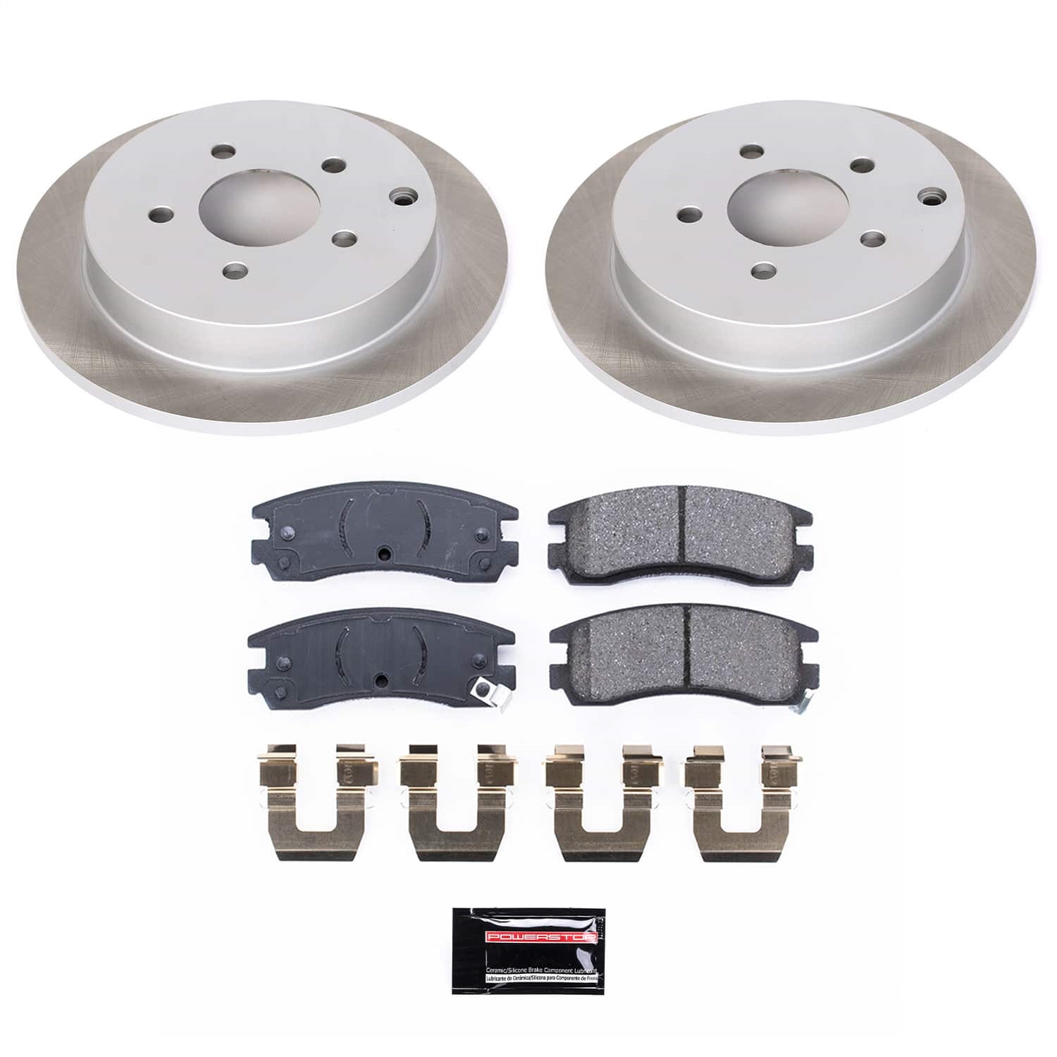 Power Stop - SC5135 - Rear - Disc Brake Pad and Rotor Kit