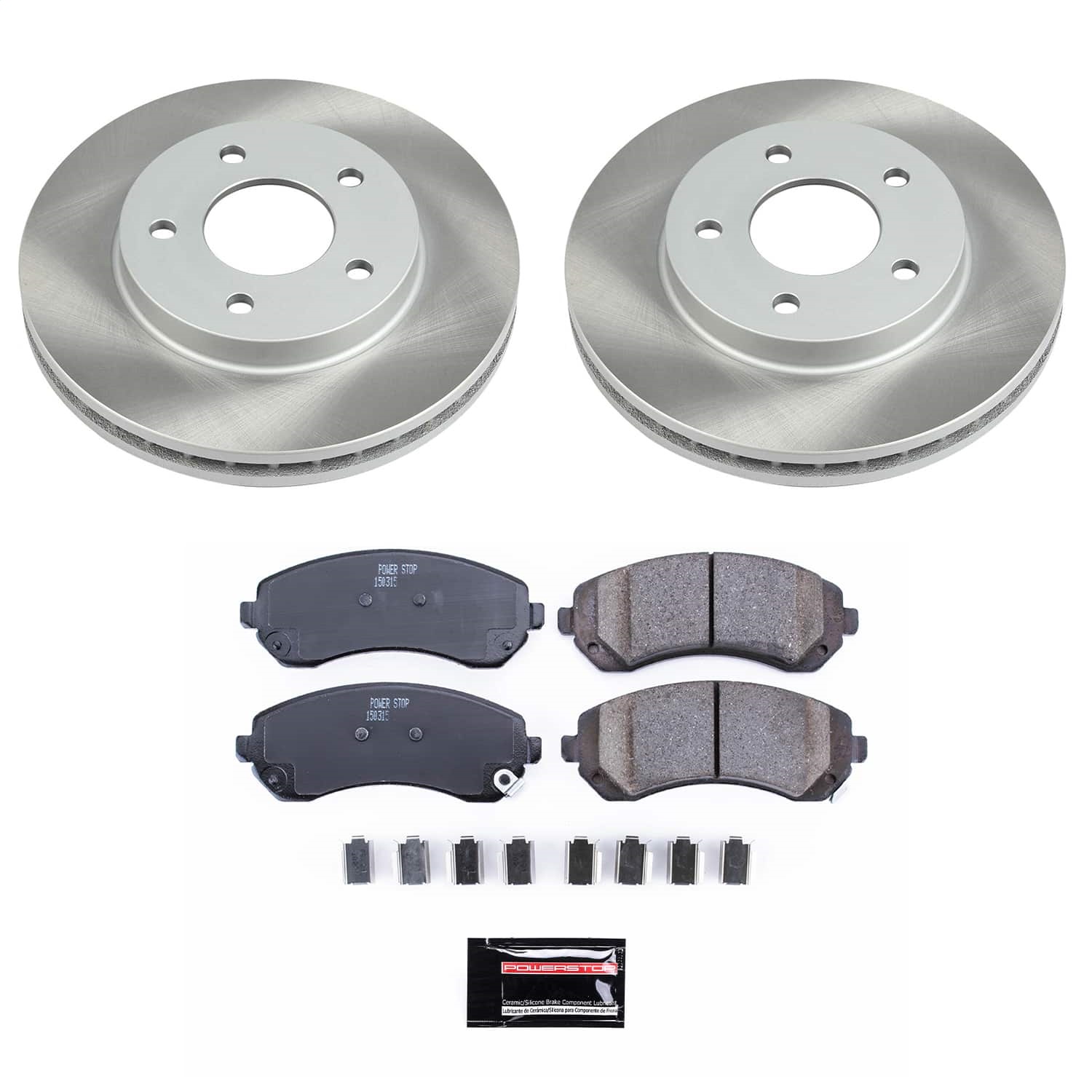 Power Stop - SC5233 - Front - Disc Brake Pad and Rotor Kit