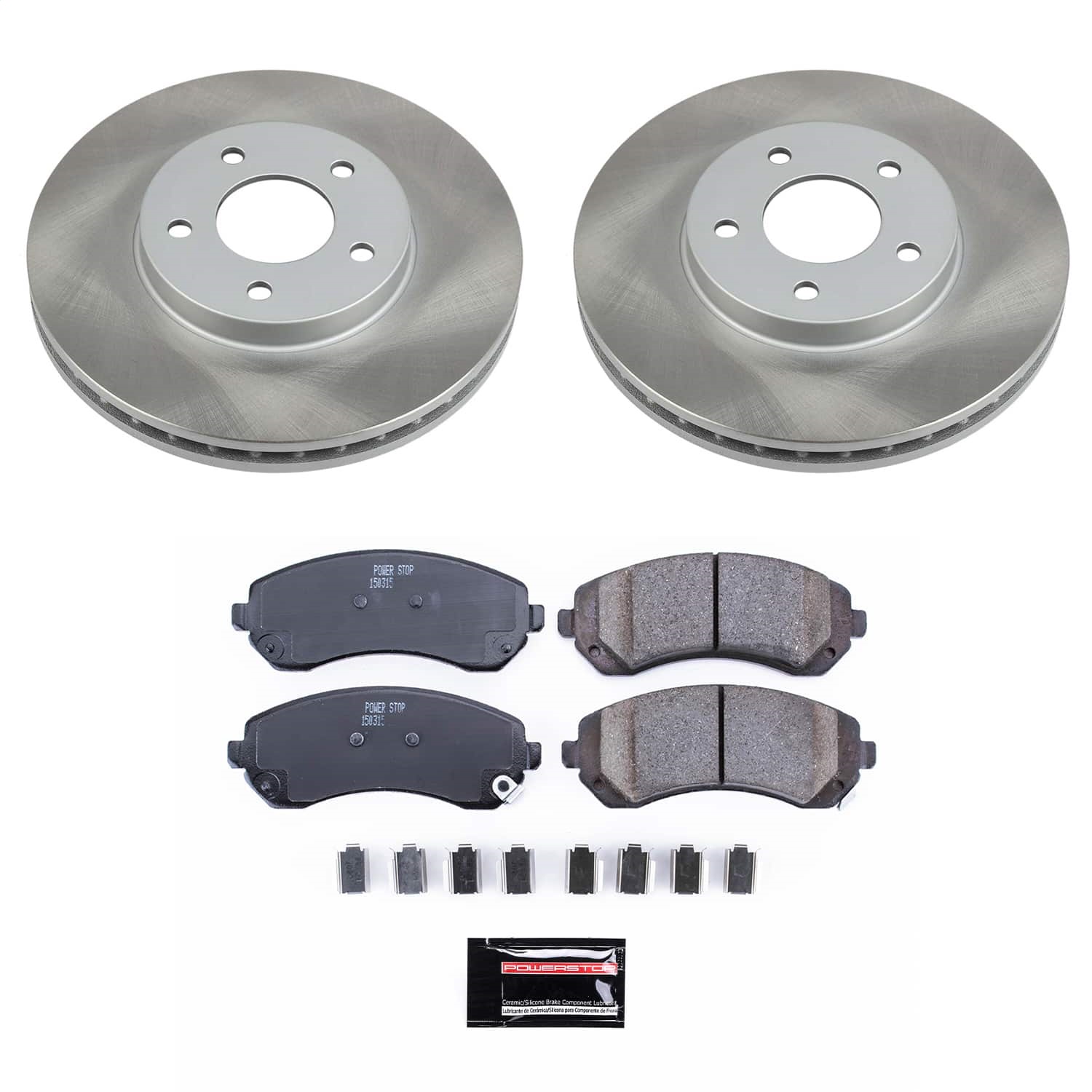 Power Stop - SC5234 - Front - Disc Brake Pad and Rotor Kit