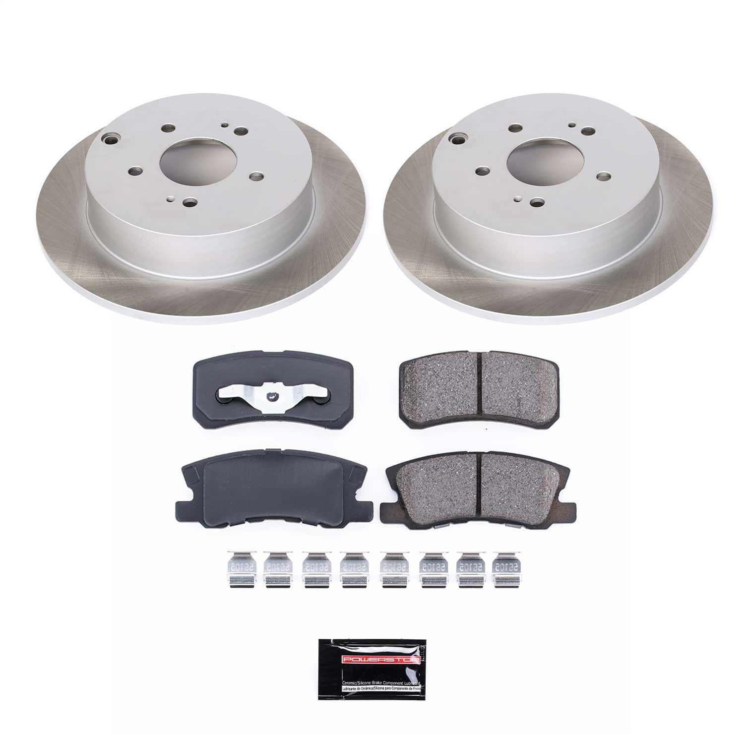 Power Stop - SC5260 - Rear - Disc Brake Pad and Rotor Kit